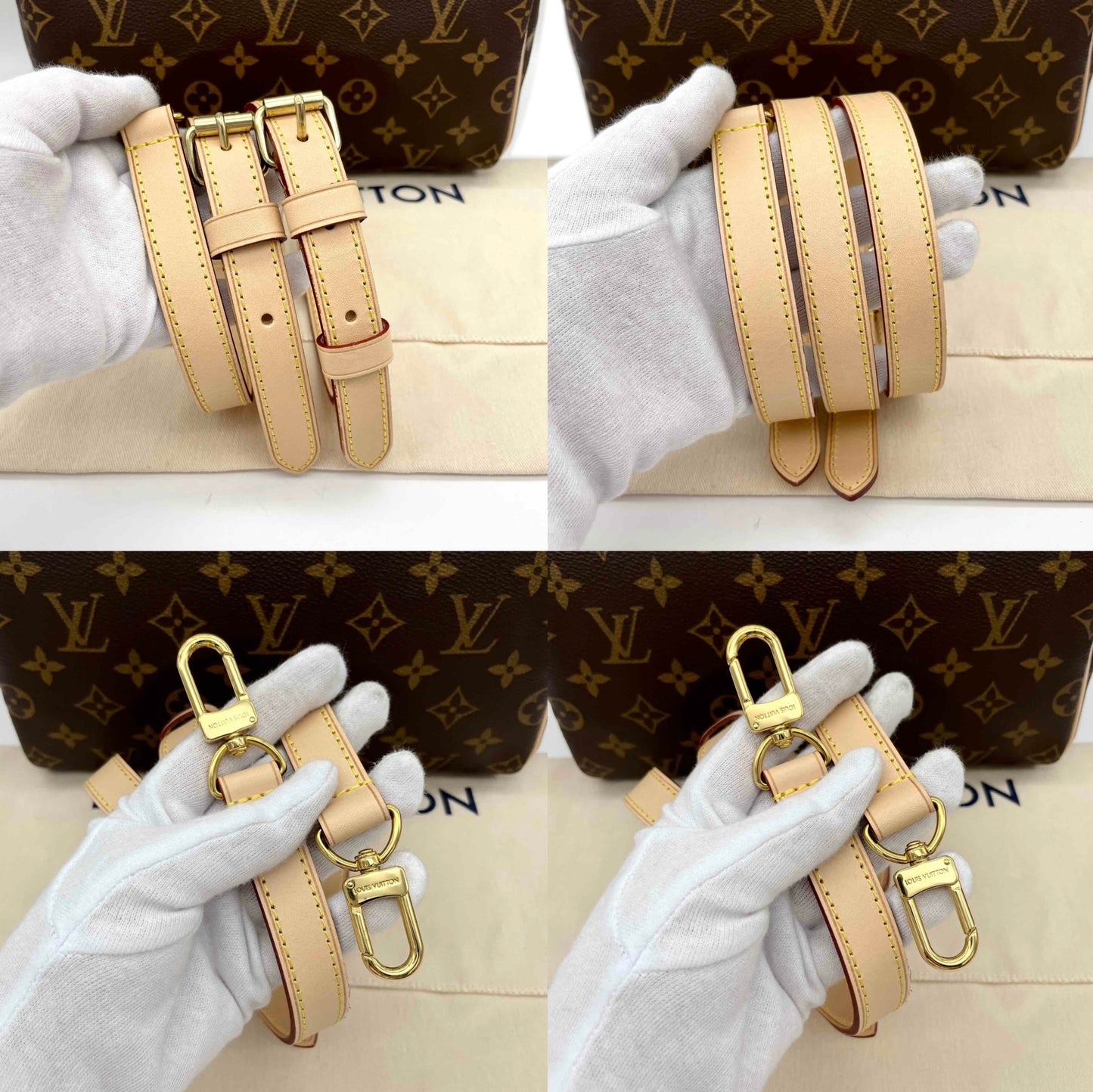 LOUIS VUITTON Monogram Speedy Handley 25