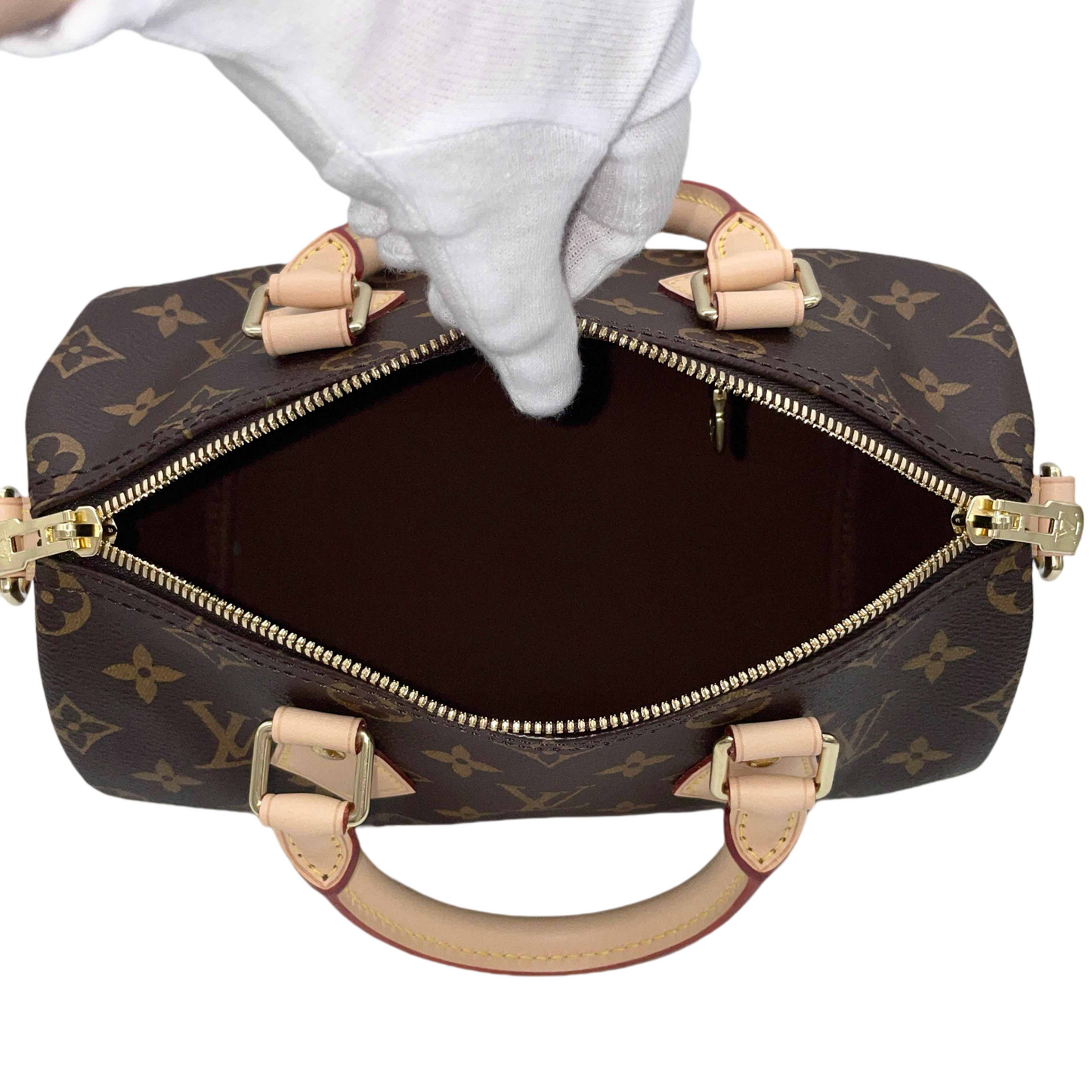 LOUIS VUITTON Monogram Speedy Handley 25