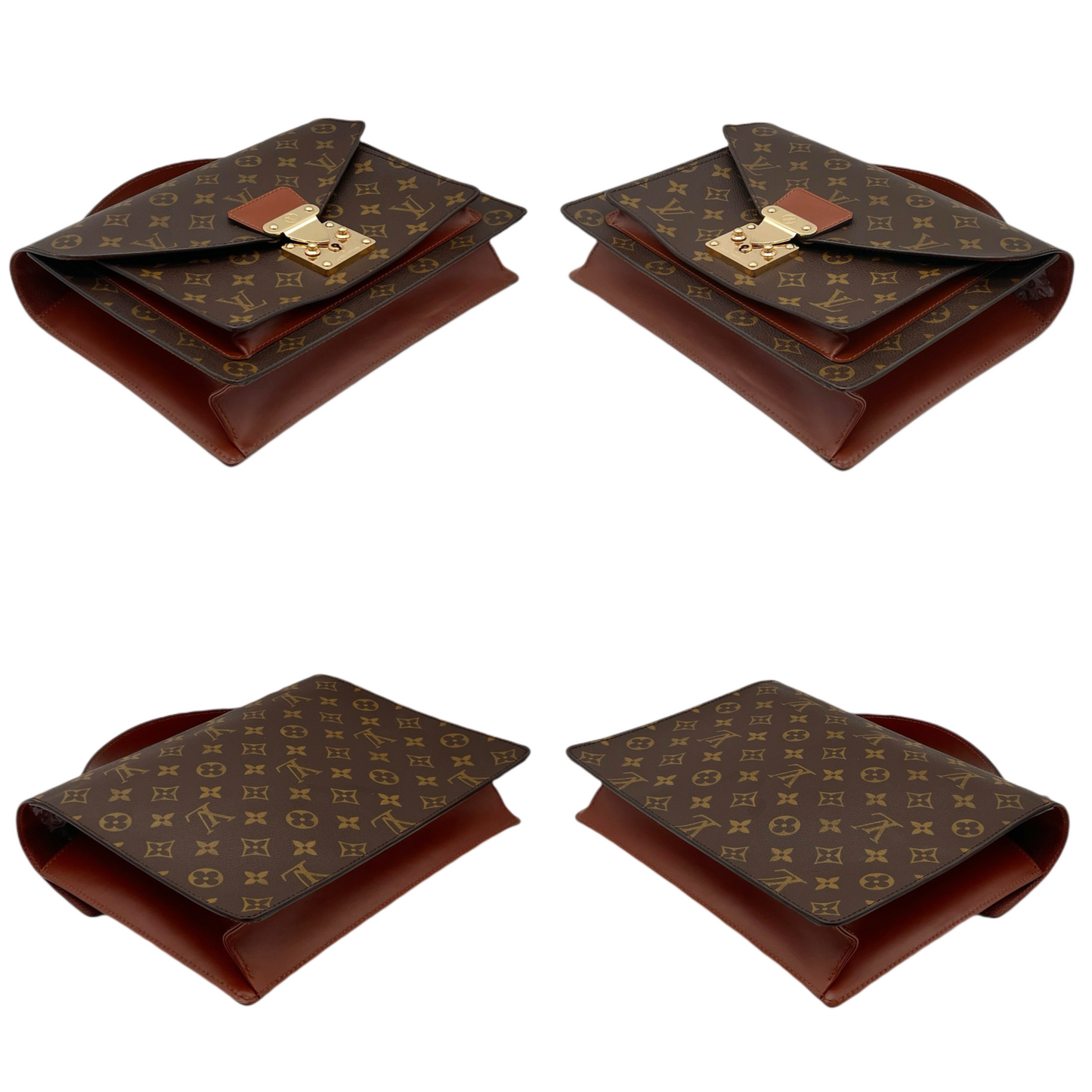 LOUIS VUITTON Monogram Monseau 2Way Handbag M51187