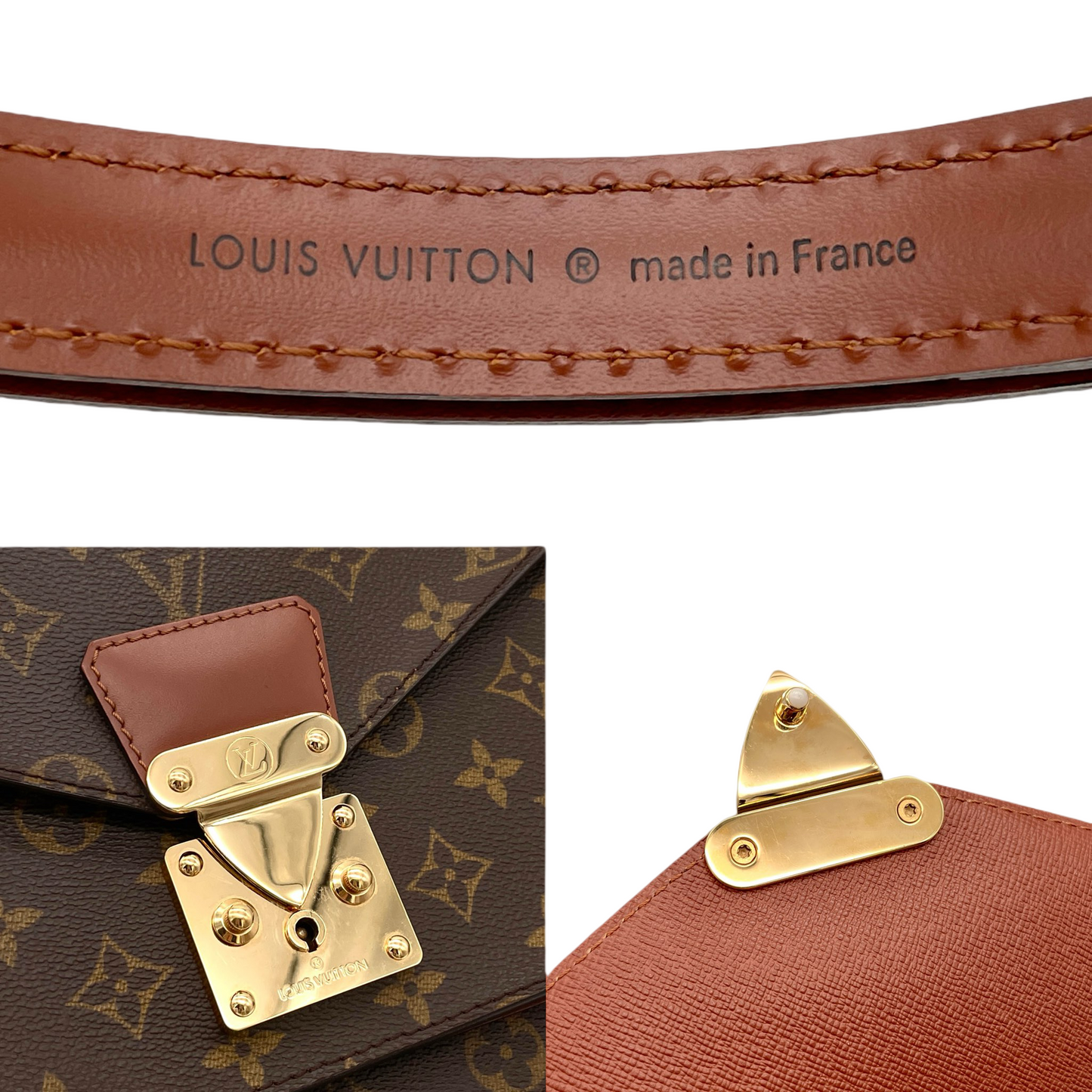 LOUIS VUITTON Monogram Monseau 2Way Handbag M51187