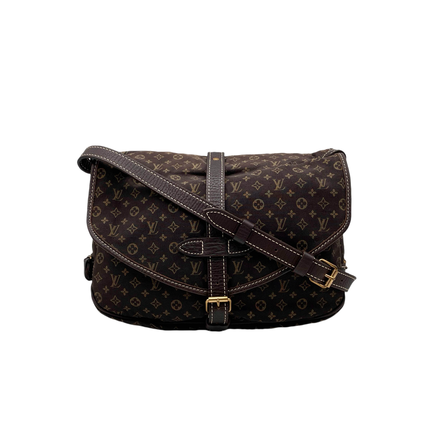 LOUIS VUITTON Monogram Minilan Saumure 30 Ebene M95227