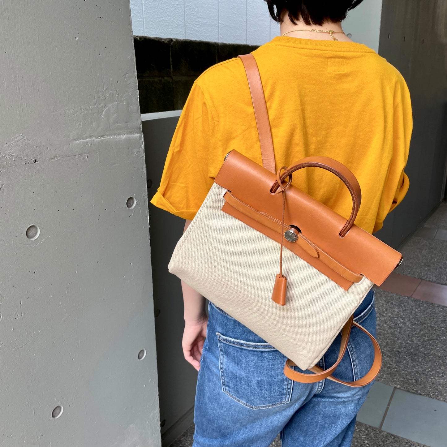 HERMES ﾄﾜﾙｱｯｼｭ ｴｰﾙﾊﾞｯｸﾞ ｱﾄﾞ/替えﾊﾞｯｸﾞ付き3way