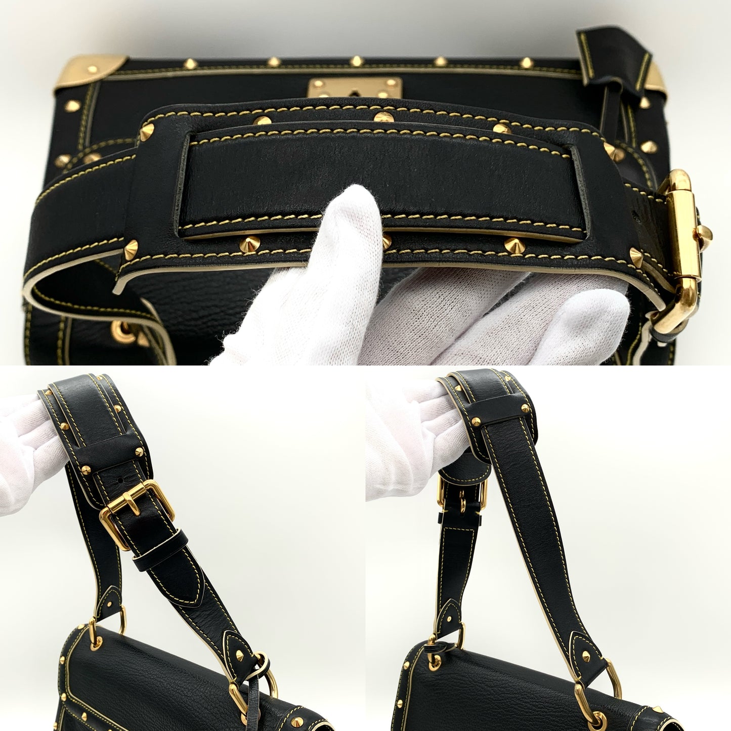 稀有☆☆☆☆LOUIS VUITTON Suhari Tarantue Noir 钩针钥匙 2 含 M91820