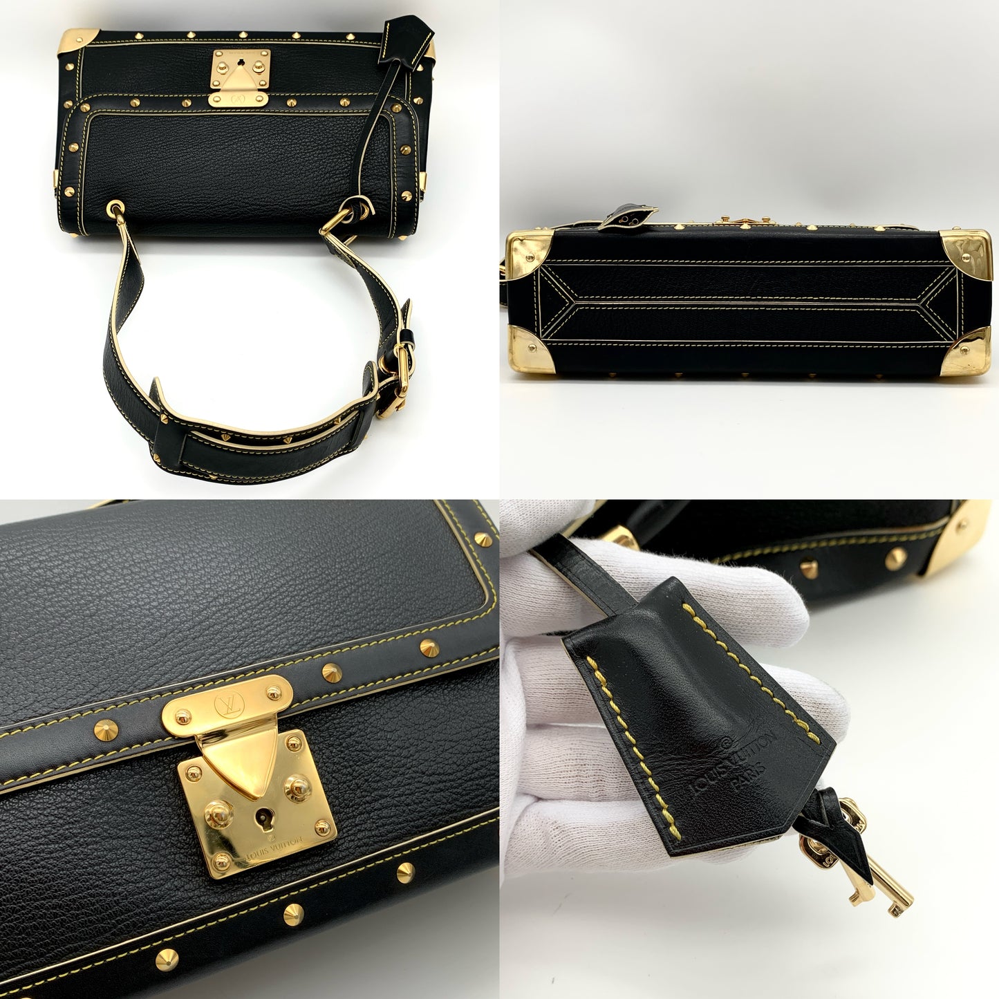 RARE☆☆☆☆LOUIS VUITTON ｽﾊﾘ ﾀﾗﾝﾃｭｰ ﾉﾜｰﾙ ｸﾛｼｪｯﾄ･ｷｰ2付属 M91820