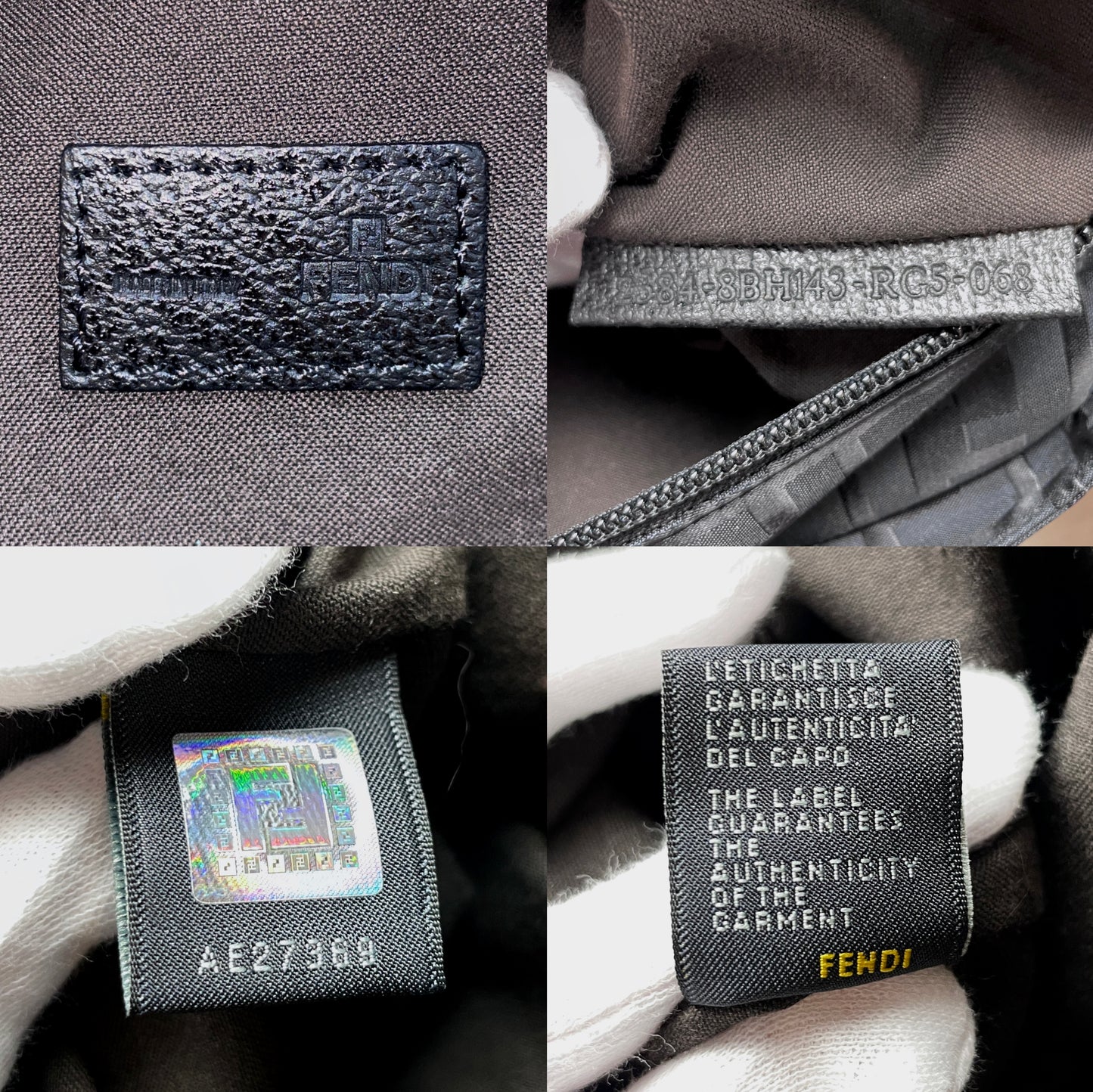 FENDI ｽﾞｯｶ ﾄｰﾄﾊﾞｯｸﾞ