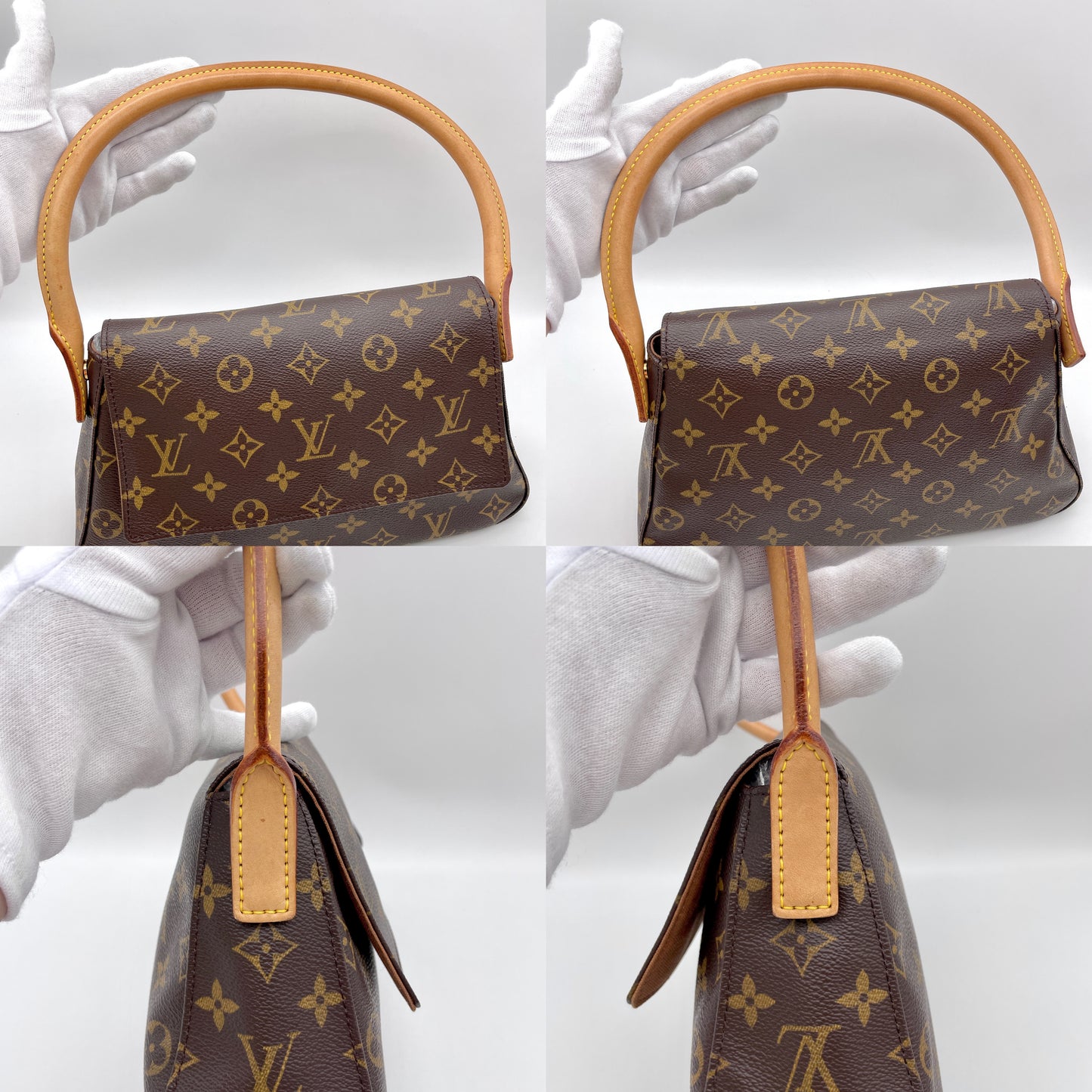 AUTH Pre-owned Louis Vuitton Monogram Mini Looping M51147