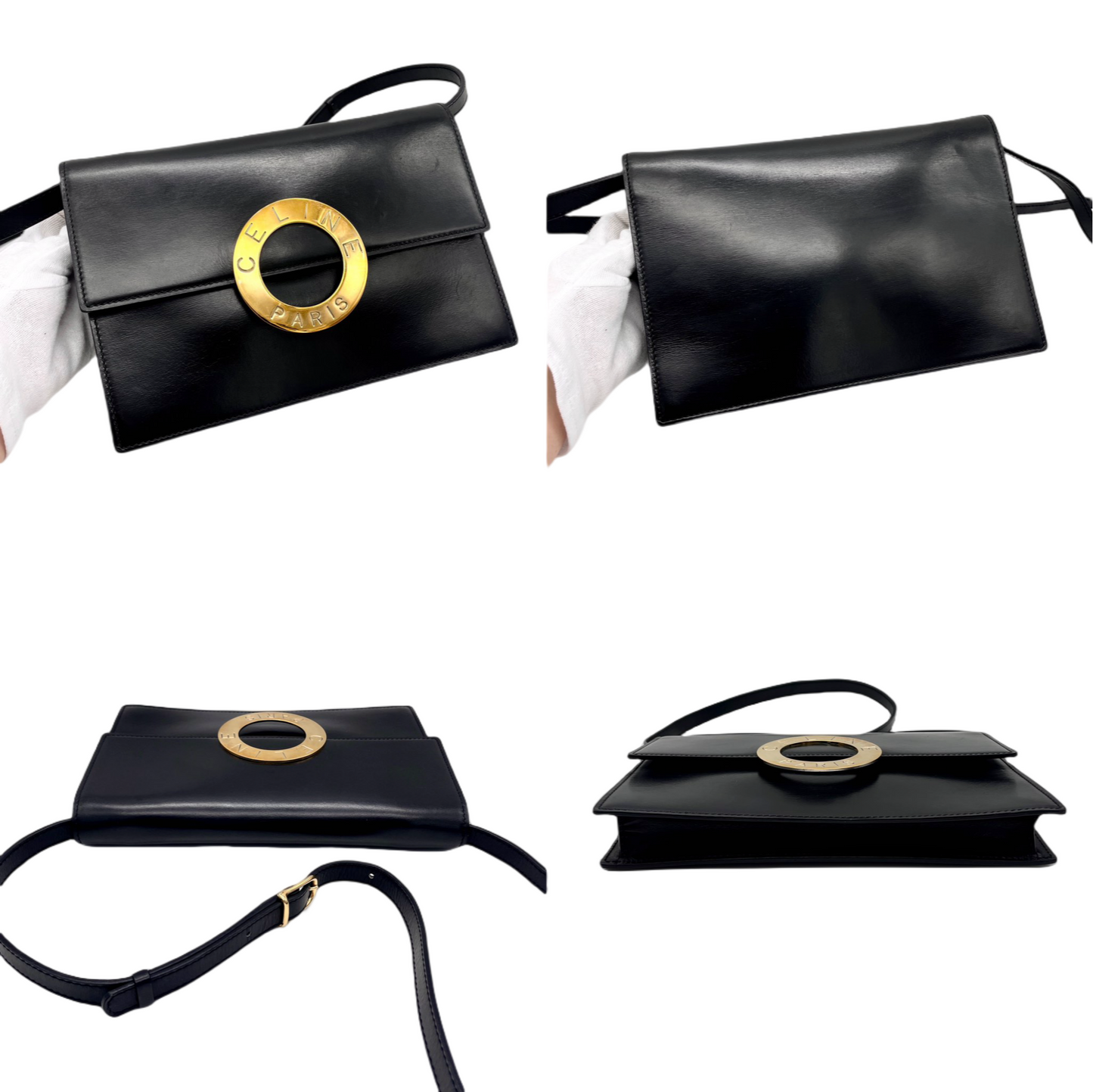 CELINE Gancini Handbag