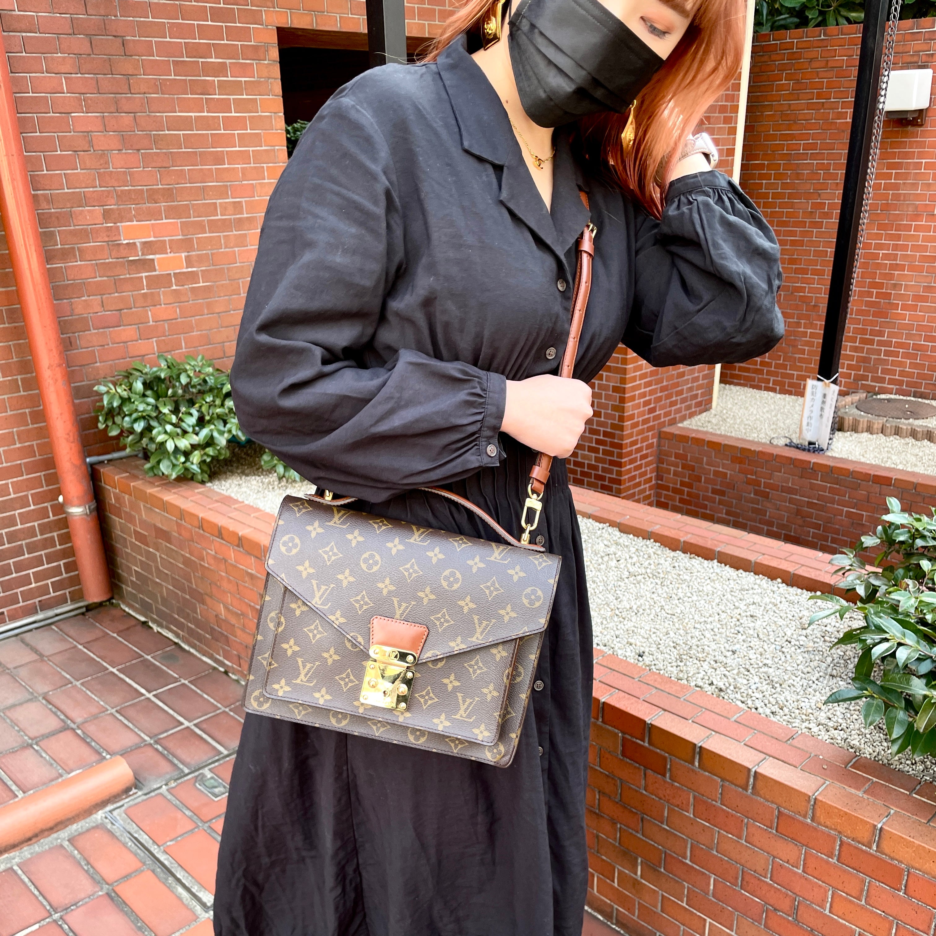 LOUIS VUITTON ルイヴィトン ハンドバッグ モンソー モノグラム ルイヴィトン モンソー モノグラム バッグ ハンドバッグ LOUIS VUITTON