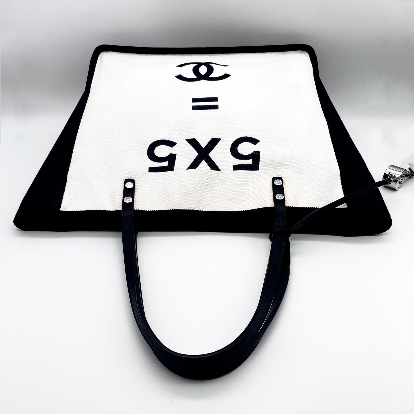 CHANEL 5x5=CC mark tote bag