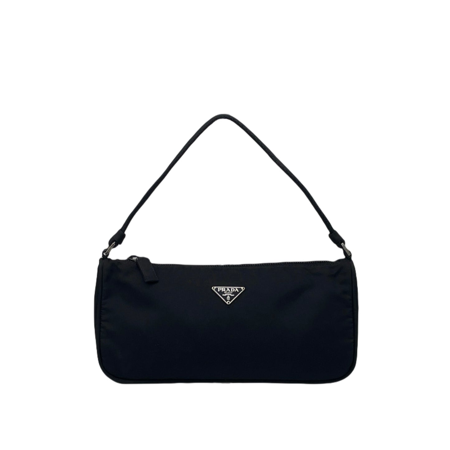 PRADA Triangle Logo Accessory Pouch