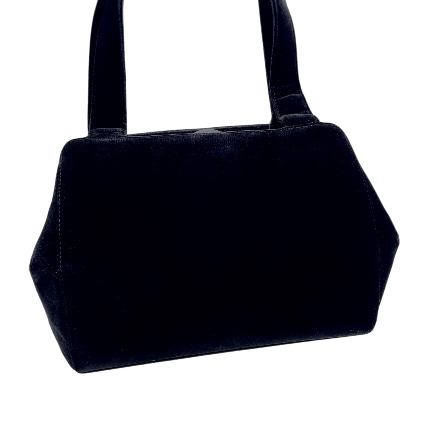 RARE☆☆☆CHANEL Velvet Jumbo Coco Mark Handbag Black