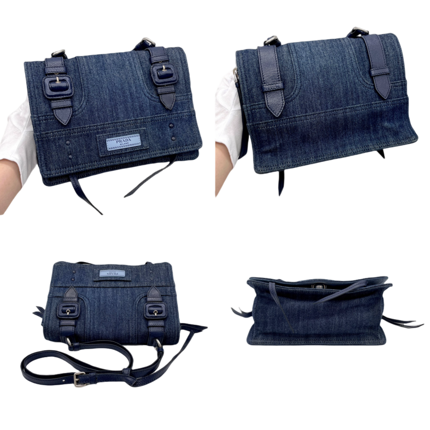 RARE☆☆☆PRADA denim shoulder bag