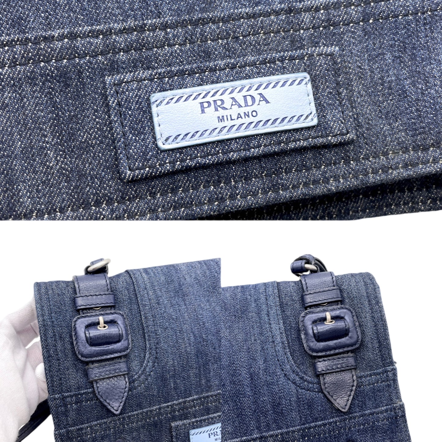 RARE☆☆☆PRADA denim shoulder bag