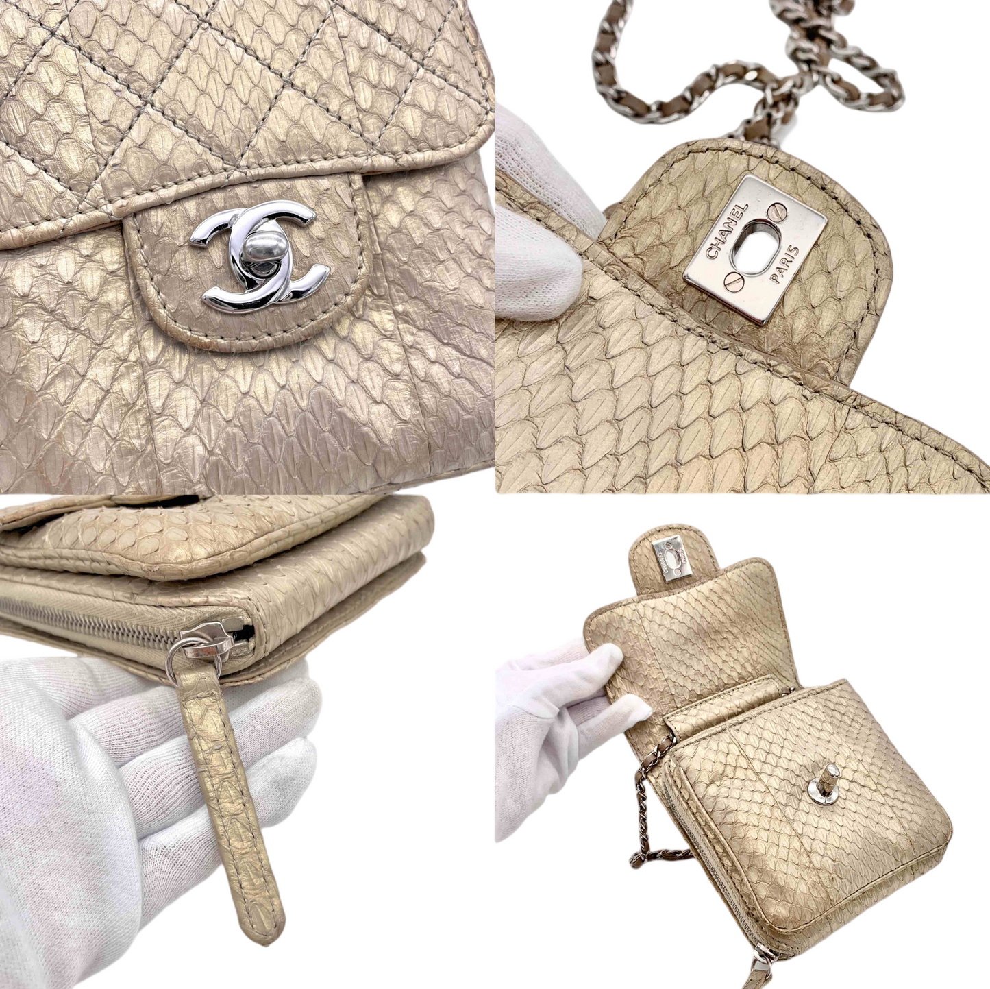 RARE☆☆☆CHANEL ﾊﾟｲｿﾝ ﾁｪｰﾝｵﾝｳｫﾚｯﾄ ｼｮﾙﾀﾞｰﾊﾞｯｸﾞ