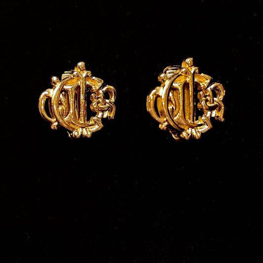 AUTH Pre-owned CHRISTIAN DIOR Kabocha Dior Earrings