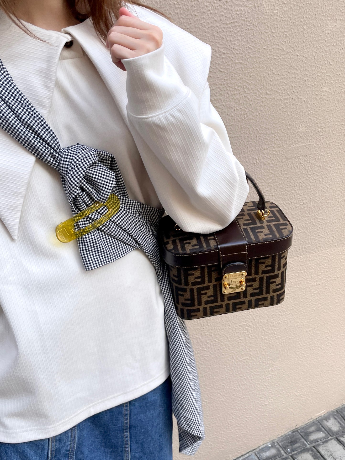 AUTH FENDI Sukka 化妆包