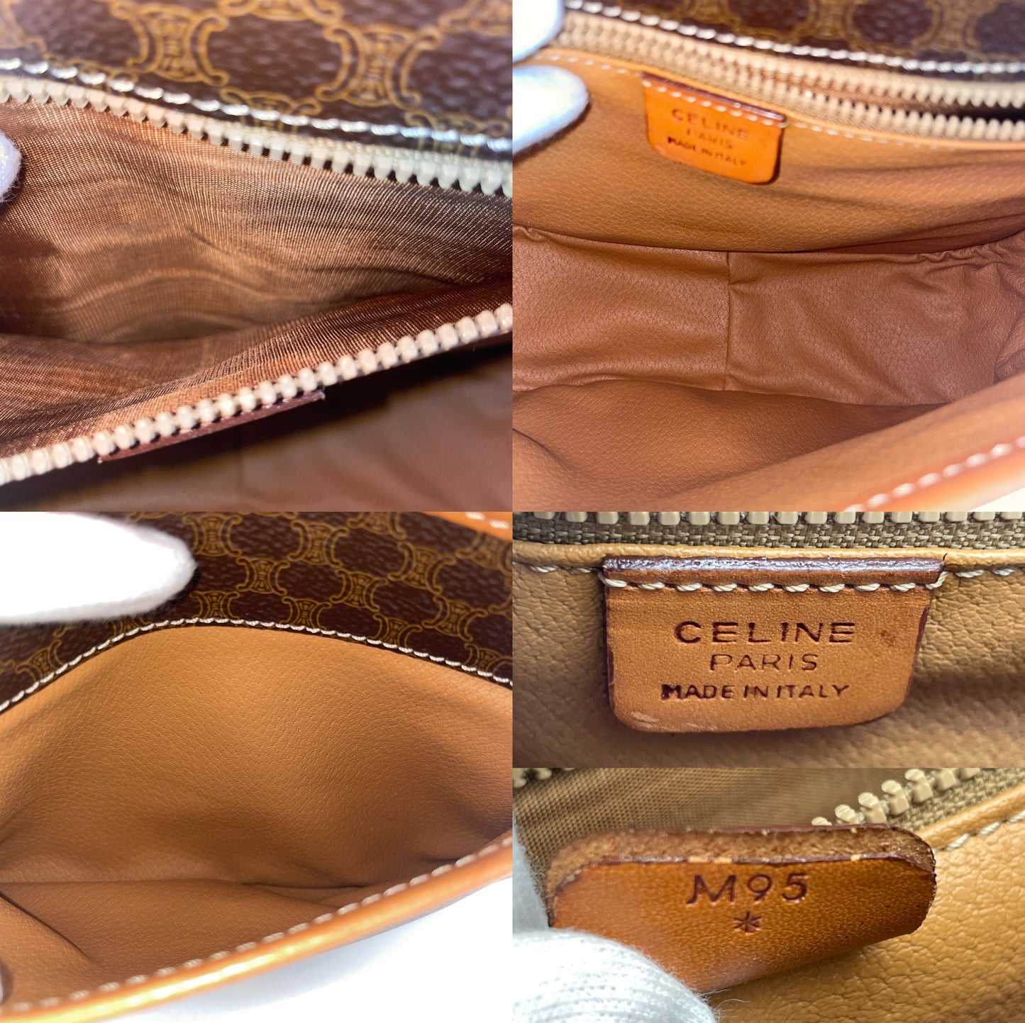 CELINE Macadam Crossbody Shoulder Bag