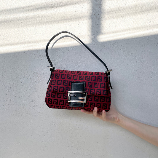 FENDI ｽﾞｯｷｰﾉ ﾐﾆﾏﾝﾏﾊﾞｹｯﾄ ｼｮﾙﾀﾞｰﾊﾞｯｸﾞ