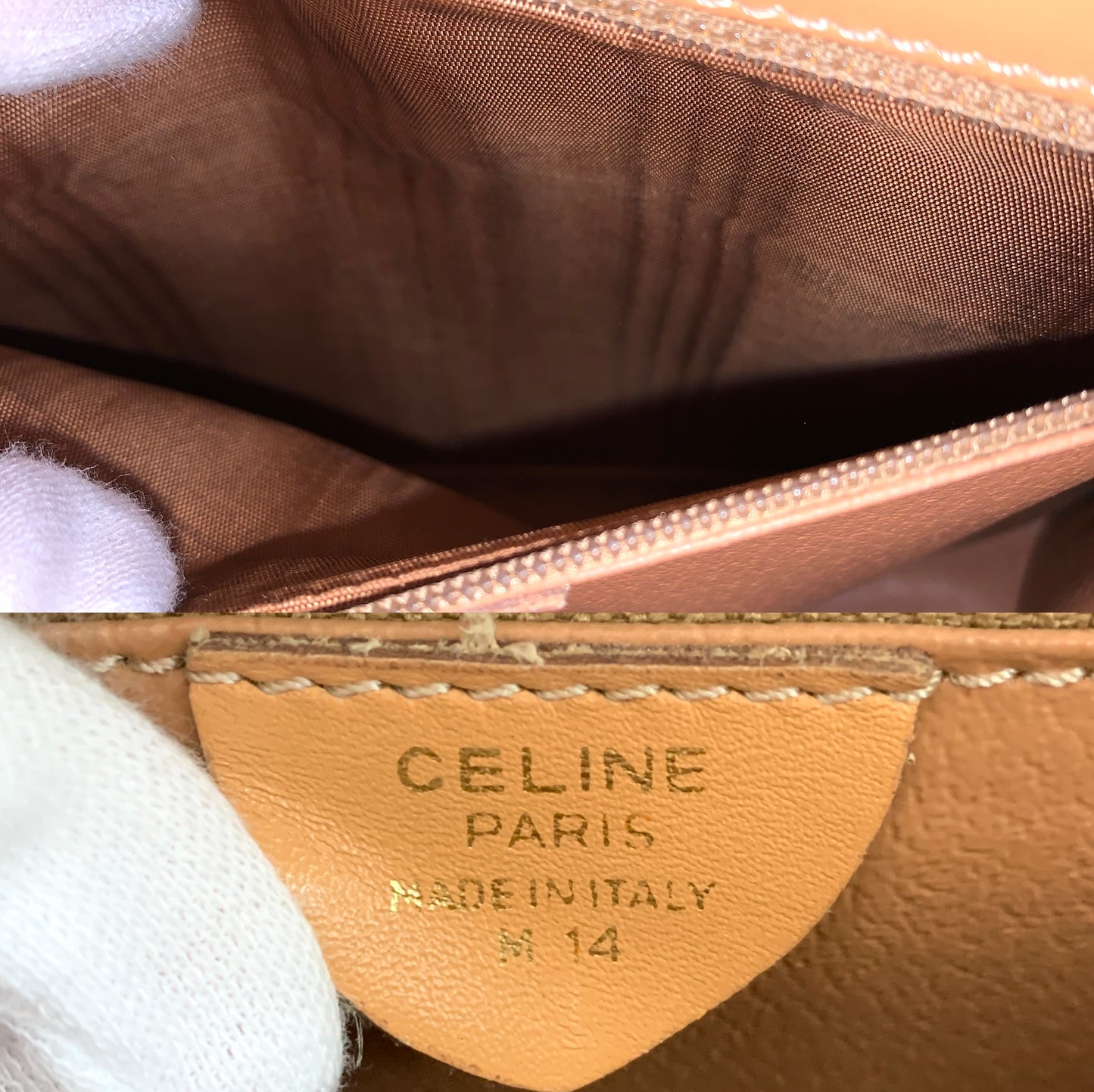 CELINE ﾏｶﾀﾞﾑ Kelly型ﾄｯﾌﾟﾊﾝﾄﾞﾊﾞｯｸﾞ