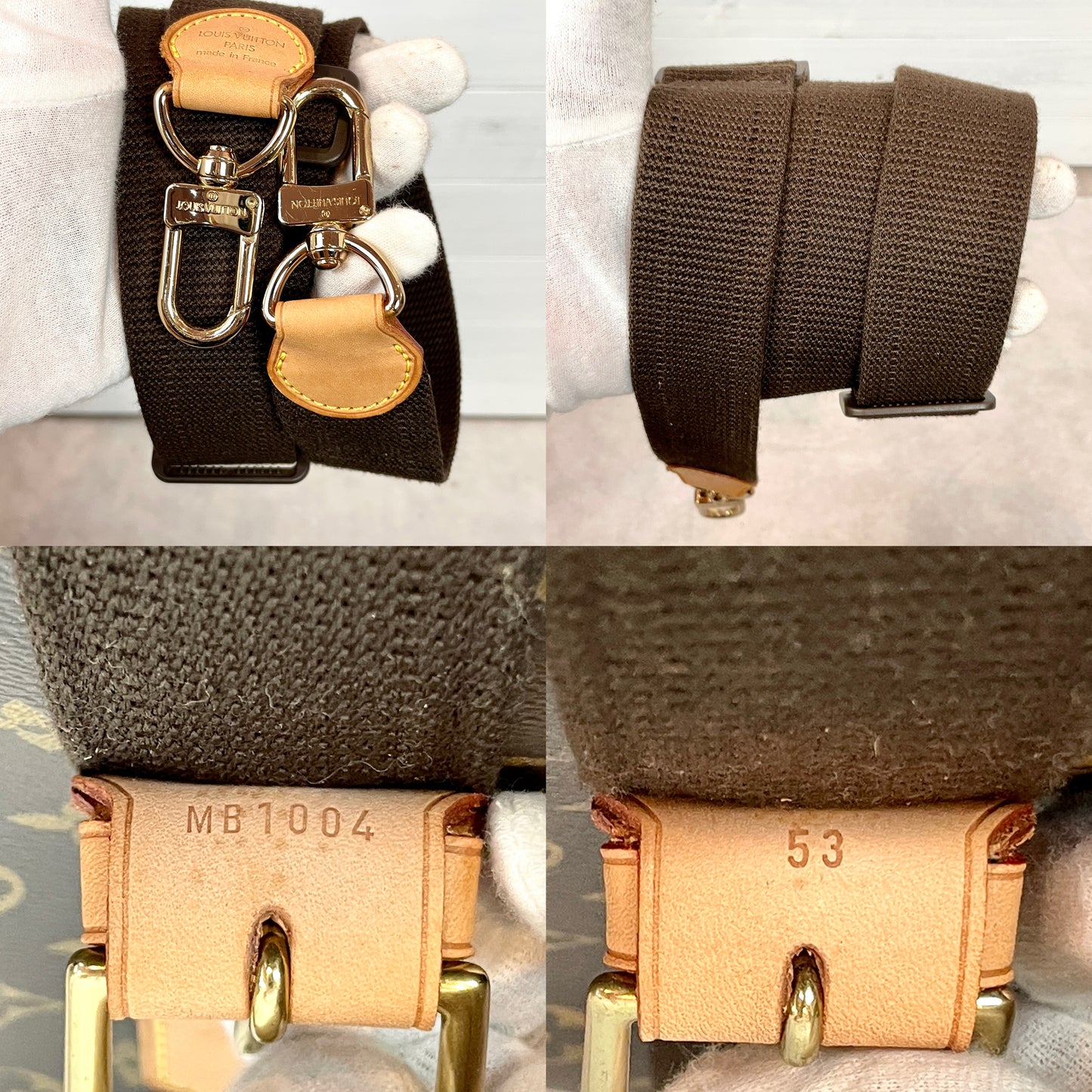 LOUIS VUITTON Monogram Satellite 53 2-Way Suitcase M23356/with strap