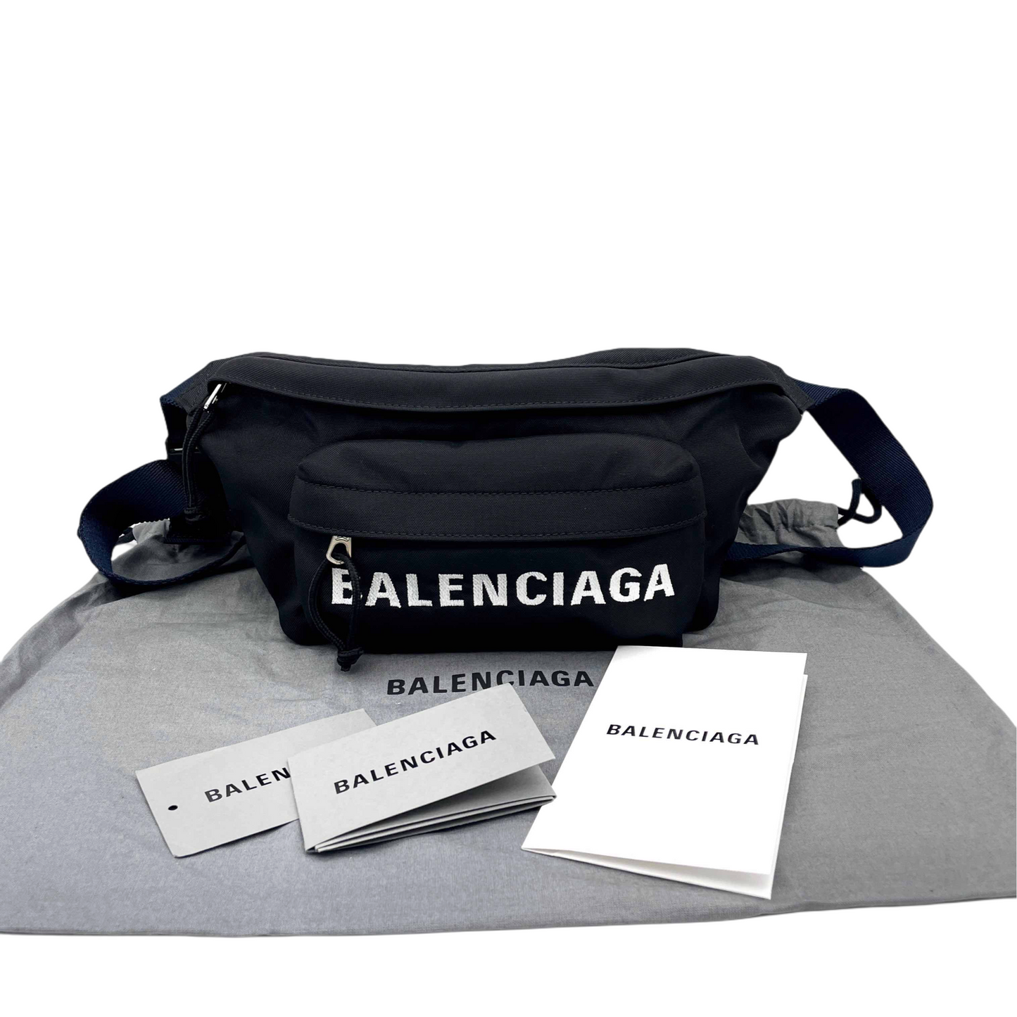 Afar Vintage BALENCIAGA Balenciaga Logo Waist Bag Canvas