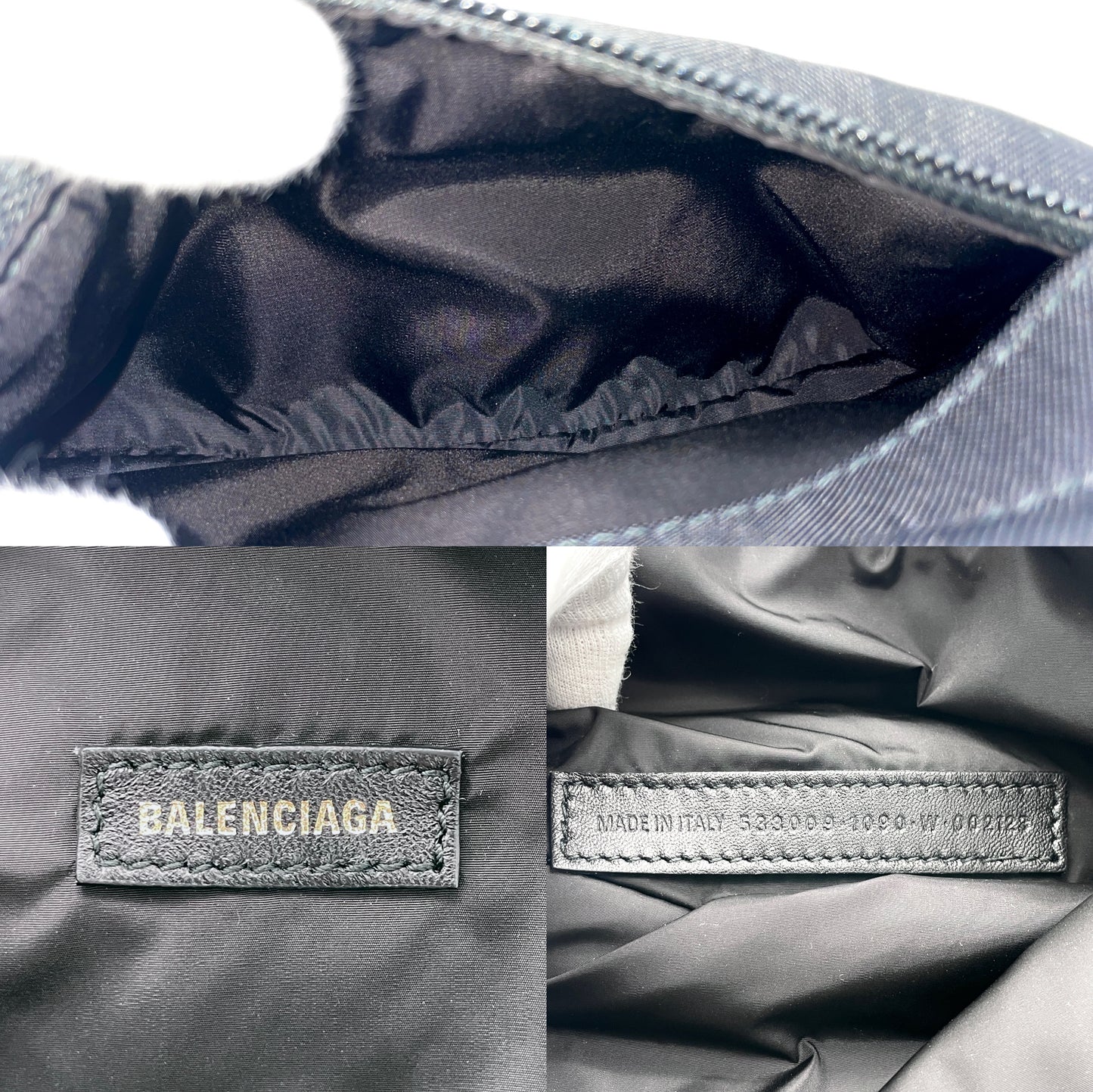 Afar Vintage BALENCIAGA Balenciaga Logo Waist Bag Canvas