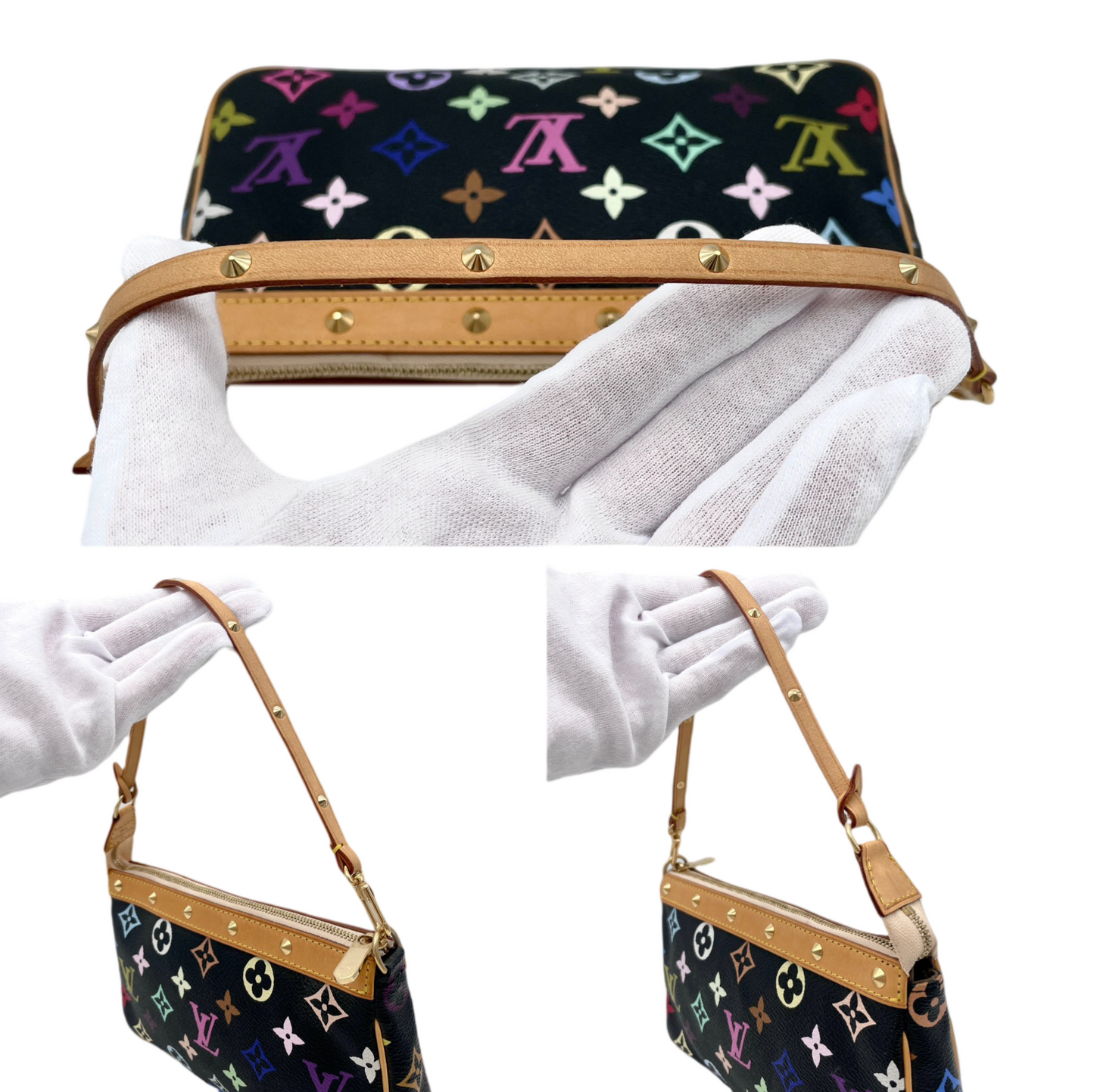 LOUIS VUITTON ﾓﾉｸﾞﾗﾑ･ﾏﾙﾁｶﾗｰ ﾌﾞﾗｯｸ ｱｸｾｿﾜｰﾙ M92648