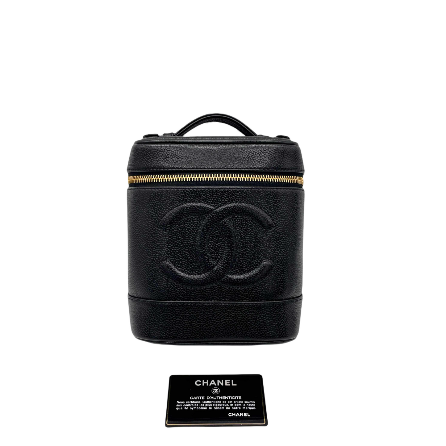 CHANEL Jumbo Coco Mark Vanity Bag