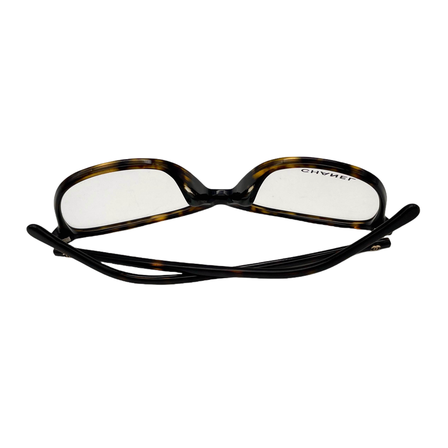 CHANEL CC Icon Tortoise Shell Glasses