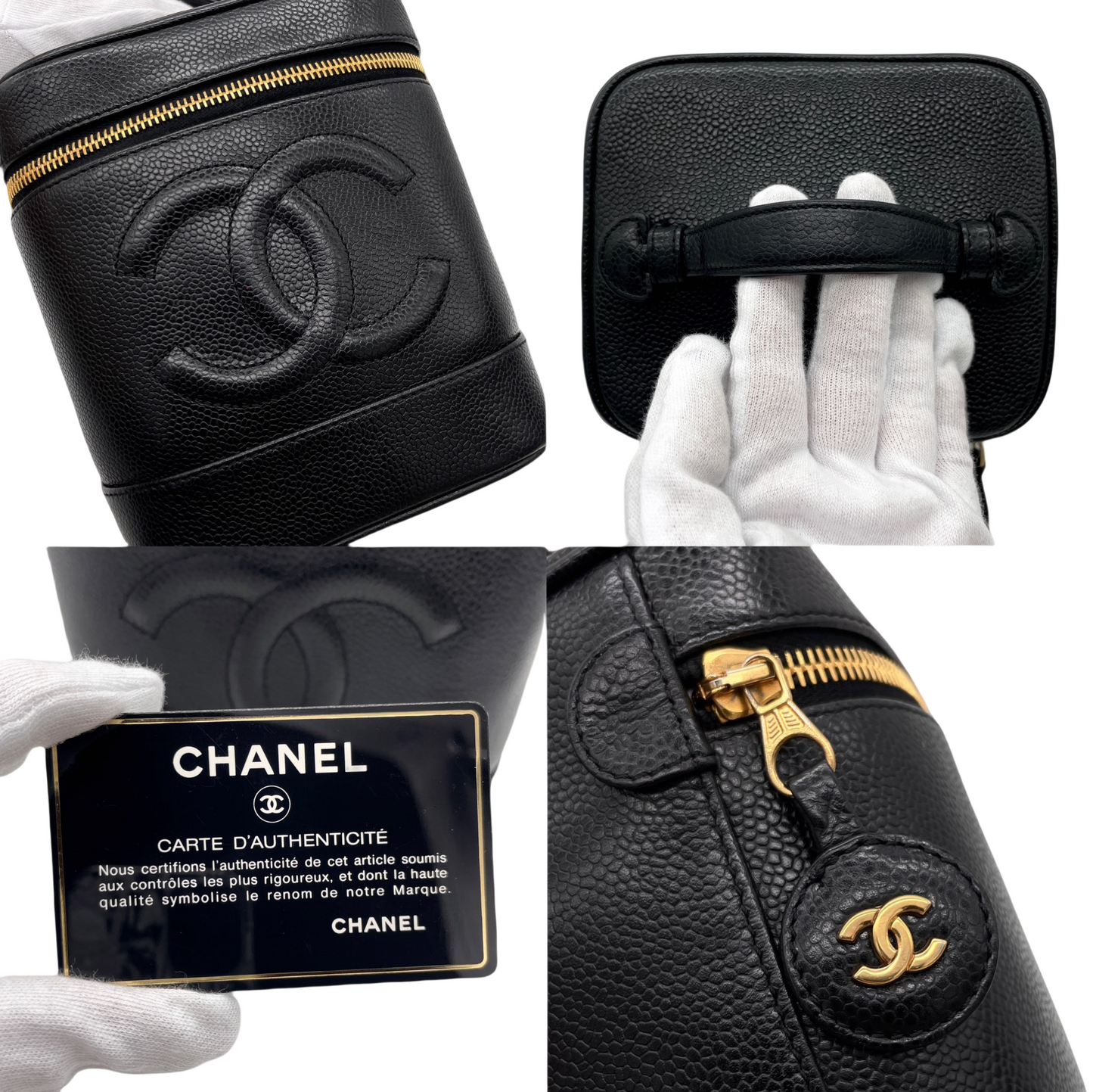 CHANEL Jumbo Coco Mark Vanity Bag