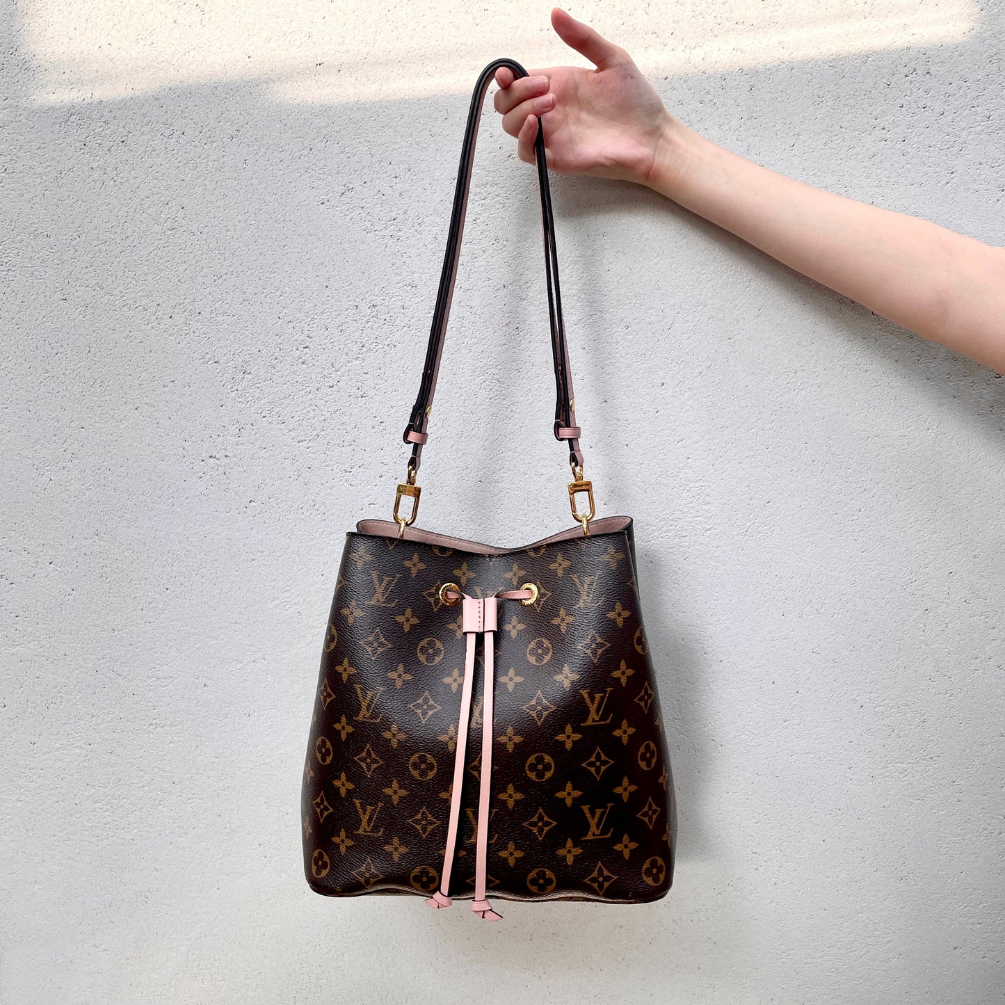 LOUIS VUITTON Monogram Boulogne 30 M51265 Brown