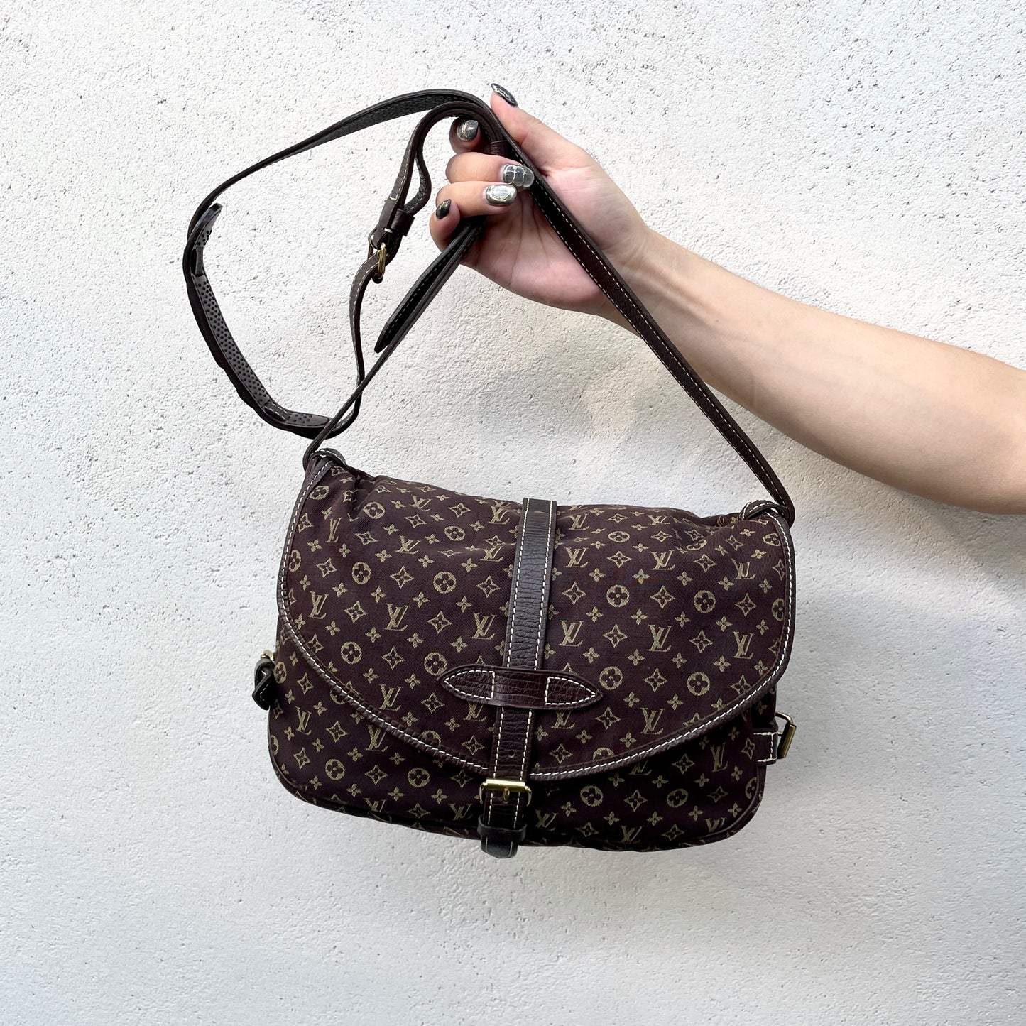 AUTH Pre-owned LOUIS VUITTON ﾓﾉｸﾞﾗﾑ ﾐﾆﾗﾝ ｿﾐｭｰﾙ30 M95227