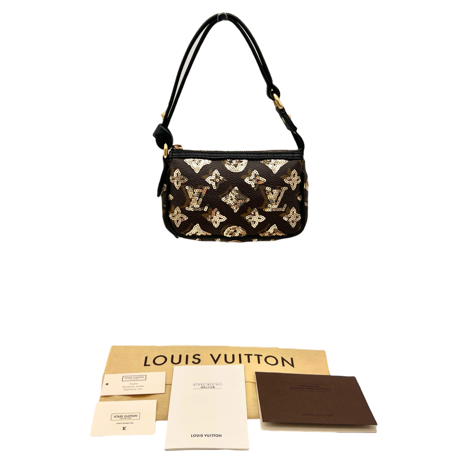 RARE☆☆☆☆LOUIS VUITTON ﾓﾉｸﾞﾗﾑ･ｴｸﾘﾌﾟｽ ﾎﾟｼｪｯﾄ･ｱｸｾｿﾜｰﾙ/2009-10FWｺﾚｸｼｮﾝ M60125