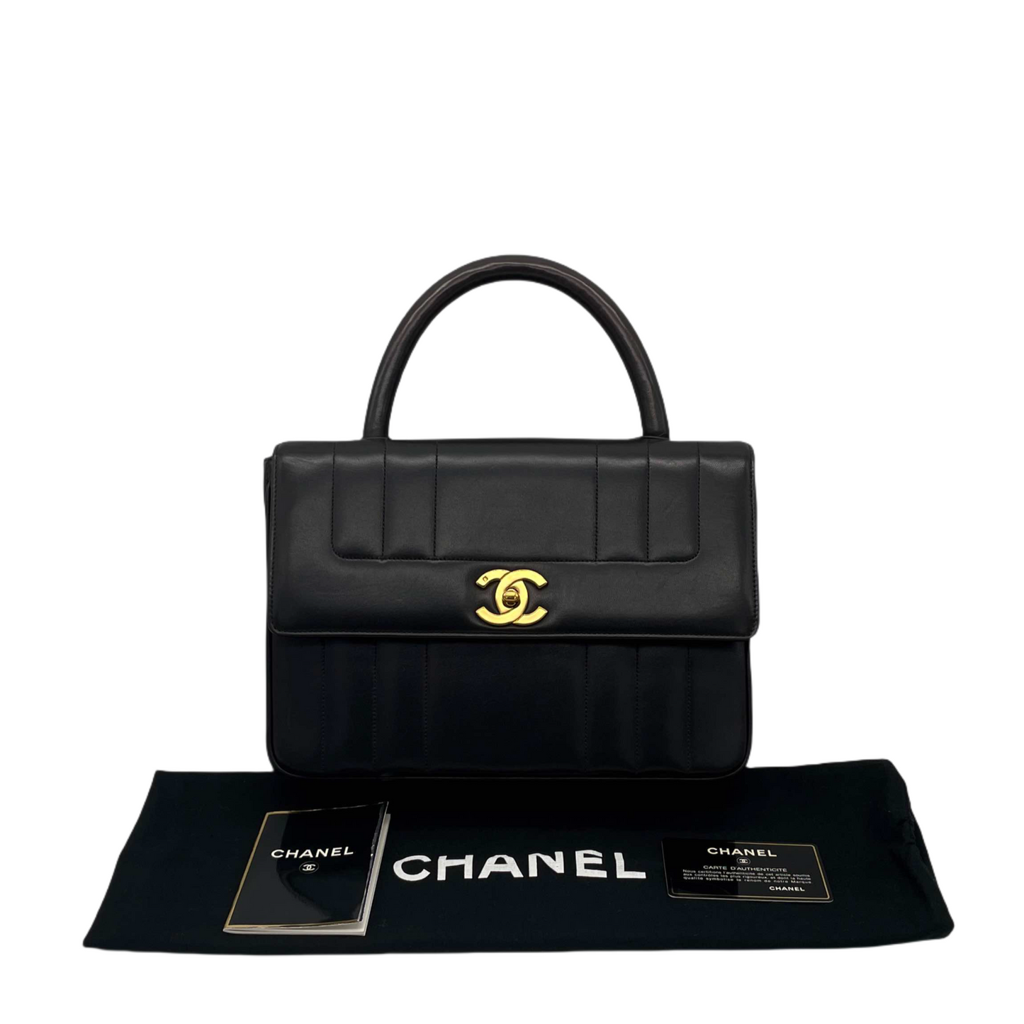 CHANEL Mademoiselle Handbag/Black