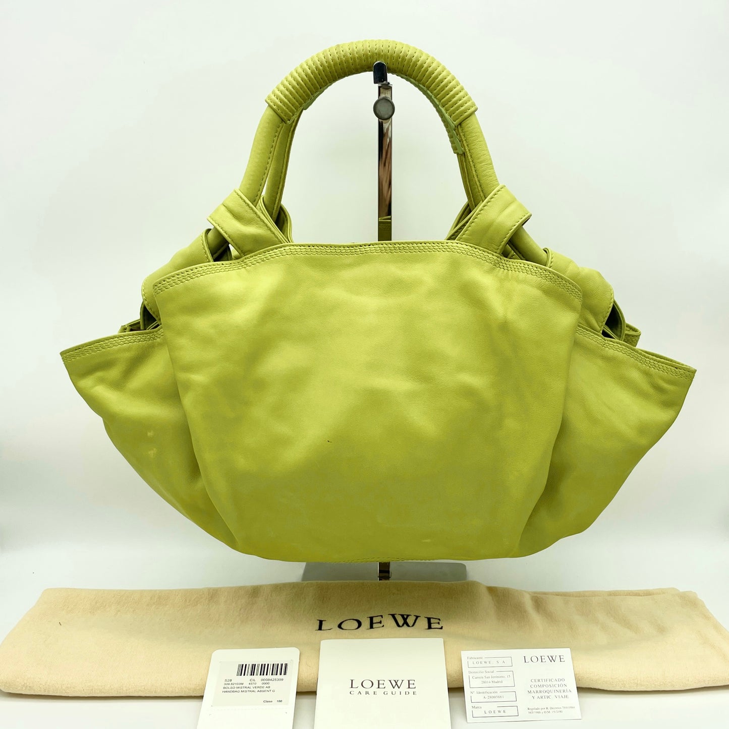 AUTH Pre-owned Loewe ﾛｺﾞ ﾊﾝﾄﾞﾊﾞｯｸﾞ