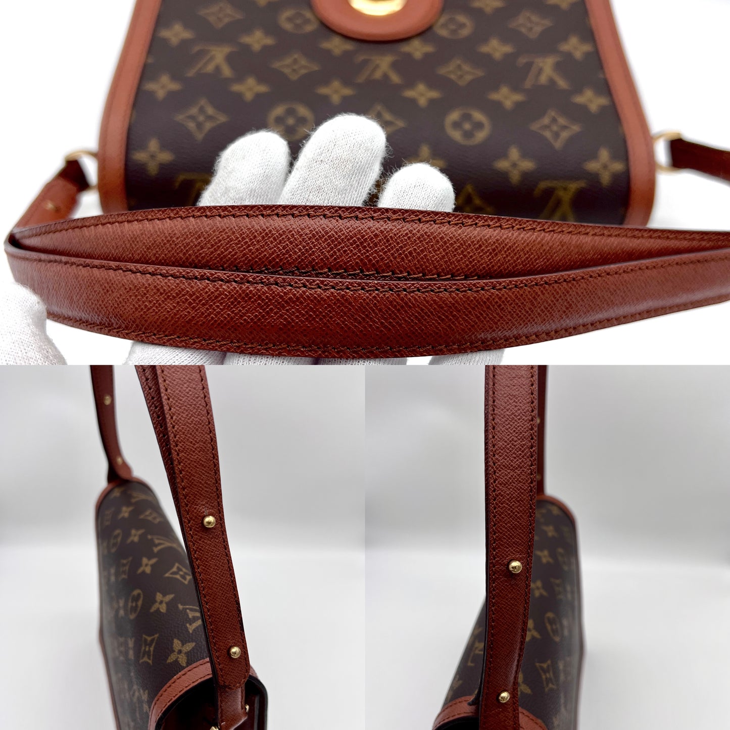 AUTH Pre-owned Louis Vuitton Monogram Raspi M51372