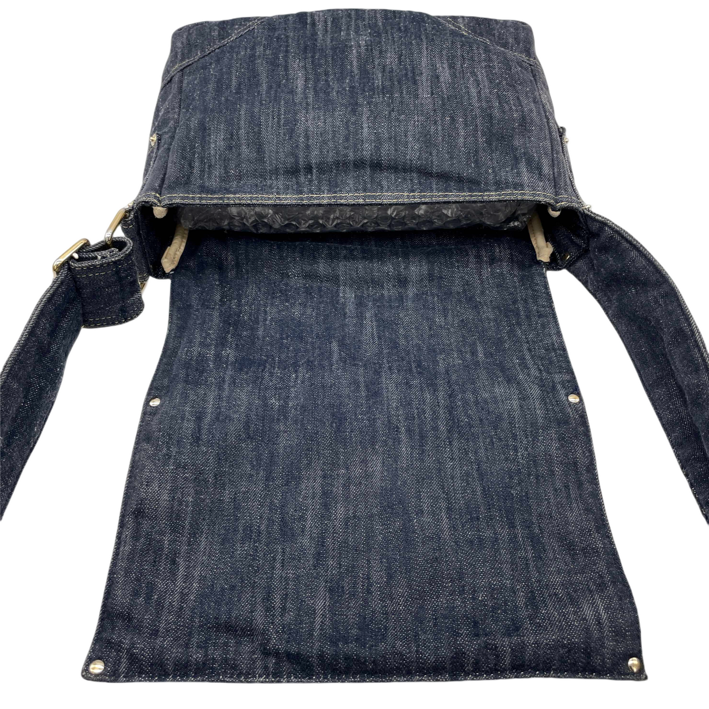 RARE☆☆☆CHANEL denim line messenger shoulder bag