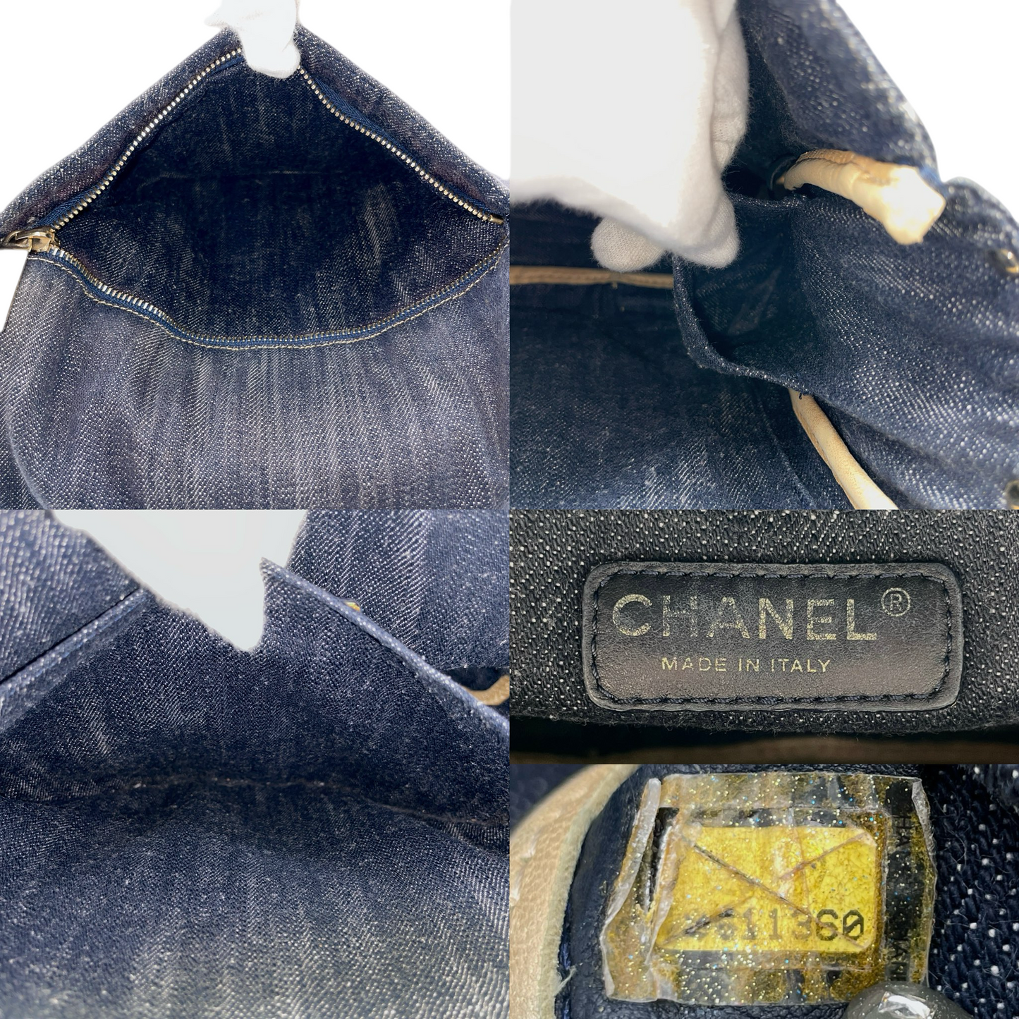 RARE☆☆☆CHANEL denim line messenger shoulder bag