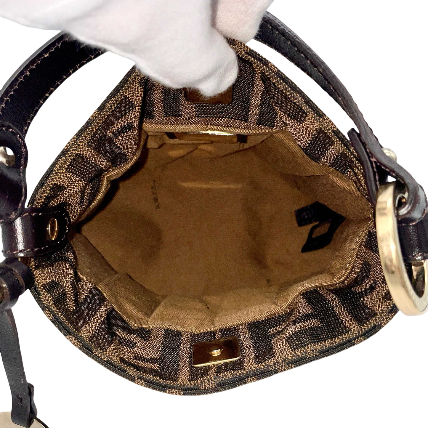 FENDI Zucca Mini Chef Bag Shoulder Bag