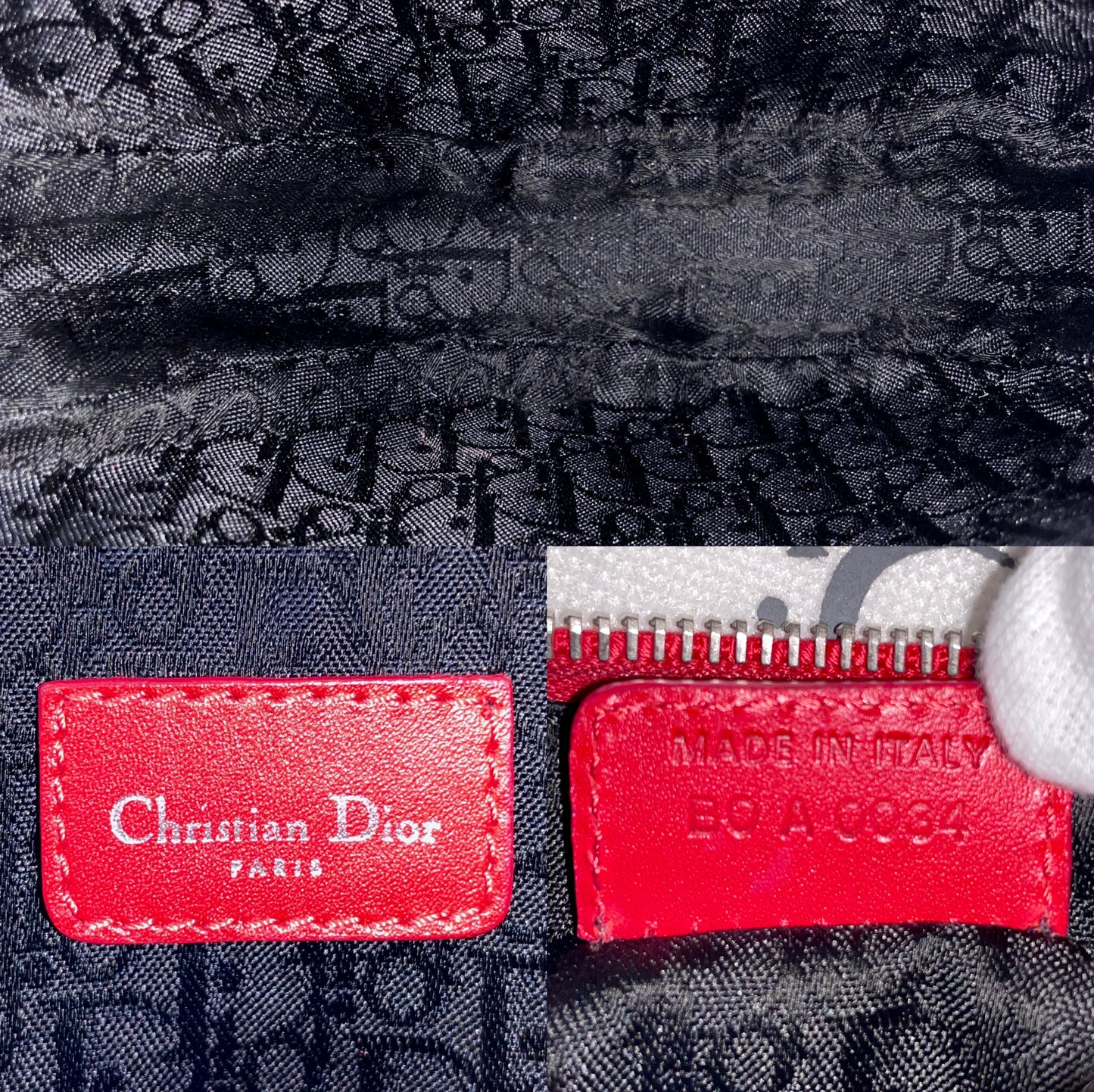 RARE☆☆☆☆☆CHRISTIAN DIOR HARDCORE RECORD MOTIVE Saddlebag PM