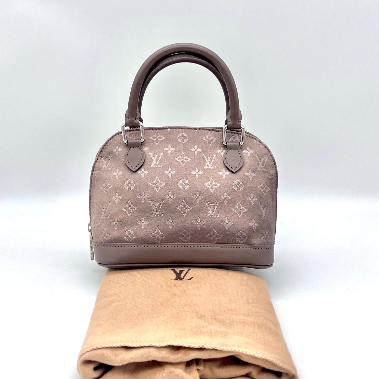 LOUIS VUITTON Monogram Satin Little Alma M92147