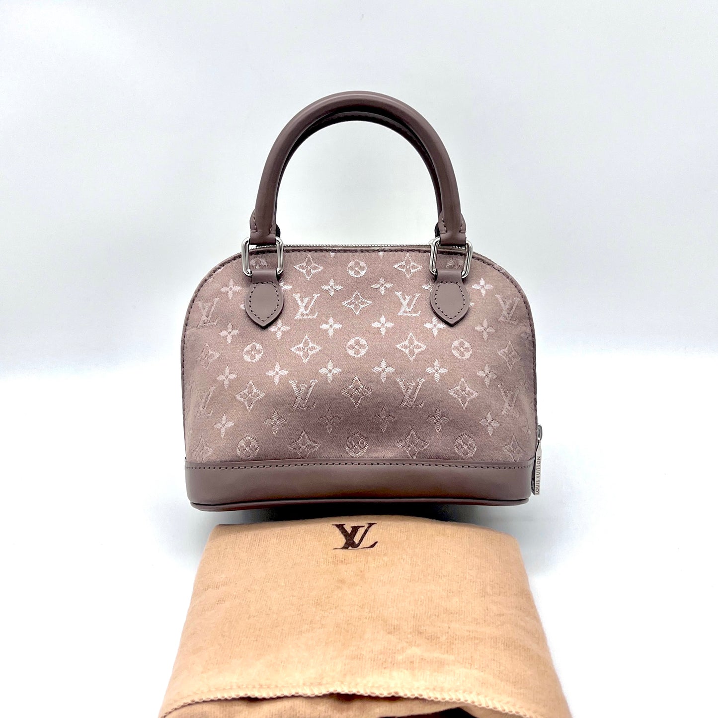 Pre-Owned Louis Vuitton Little Alma Monogram Satin Handbag