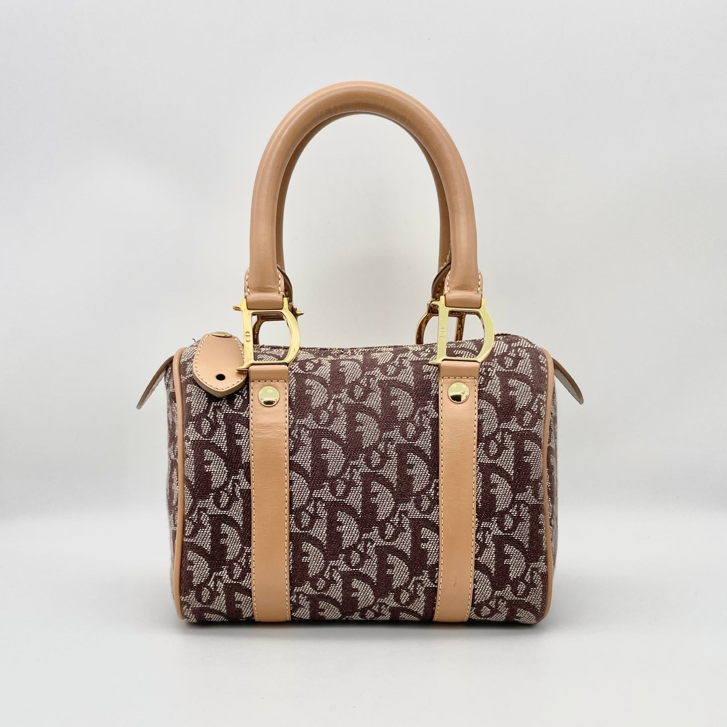 CHRISTIAN DIOR Trotter Mini Boston Brown