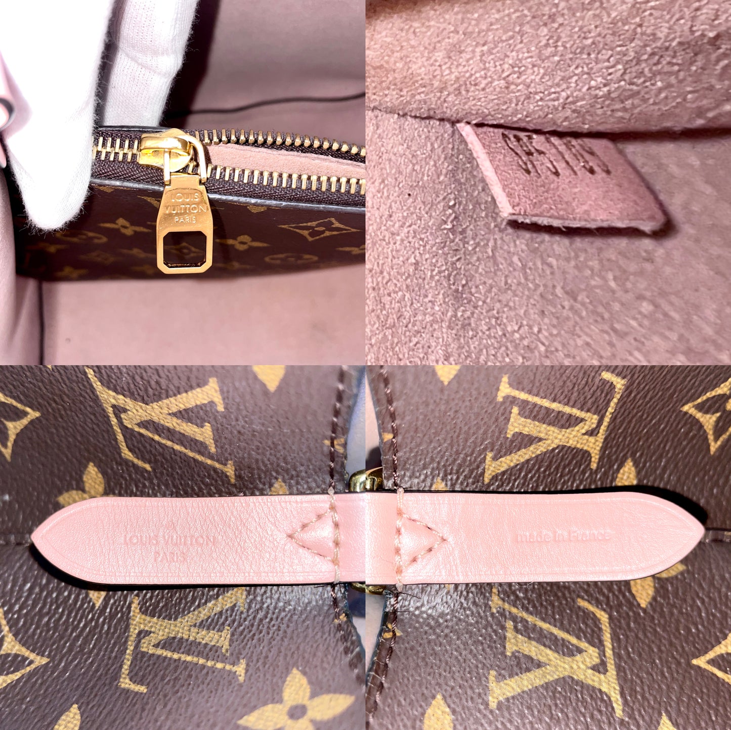 LOUIS VUITTON Monogram Boulogne 30 M51265 Brown