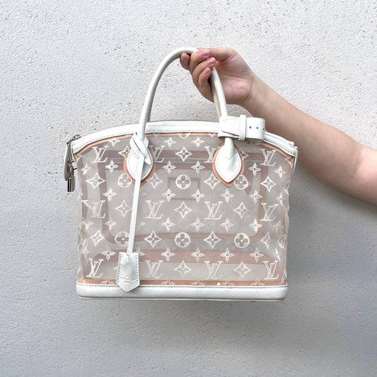 RARE☆☆☆☆☆LOUIS VUITTON Monogram Transparence Lockit M40699/2012 SS