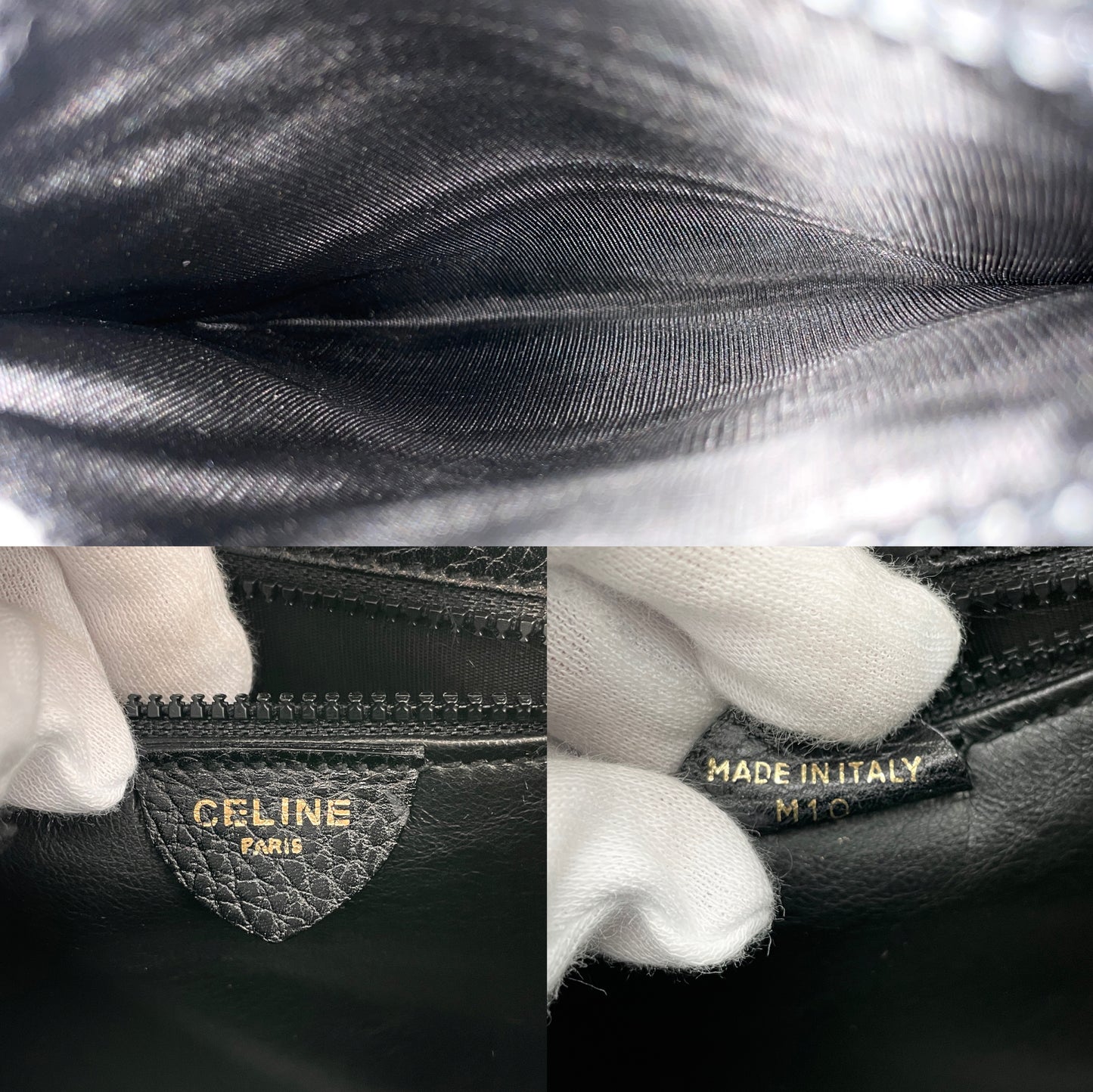 AUTH Pre-owned  CELINE ﾛｺﾞ ﾐﾆｹﾘｰ2Wayﾊﾝﾄﾞﾊﾞｯｸﾞ