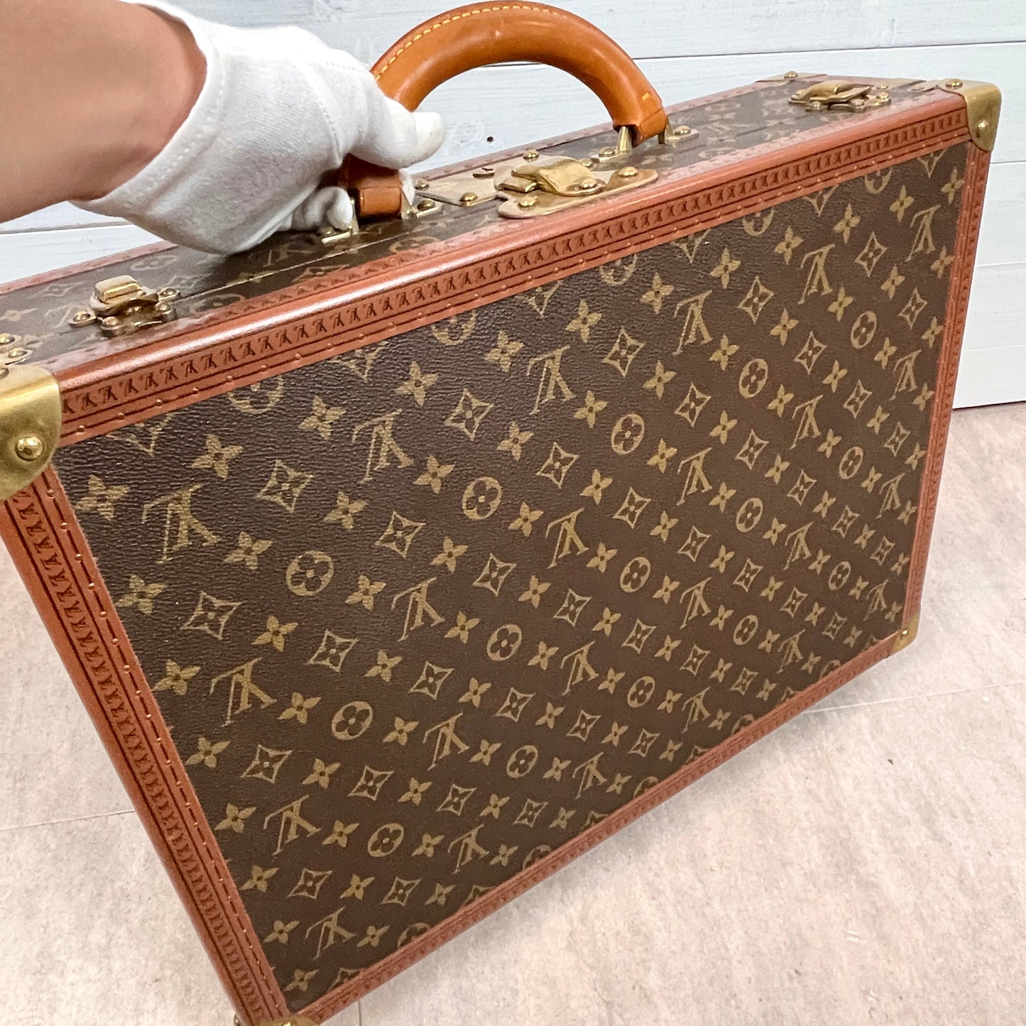 LOUIS VUITTON Monogram Cotville Trunk 50cm M21422