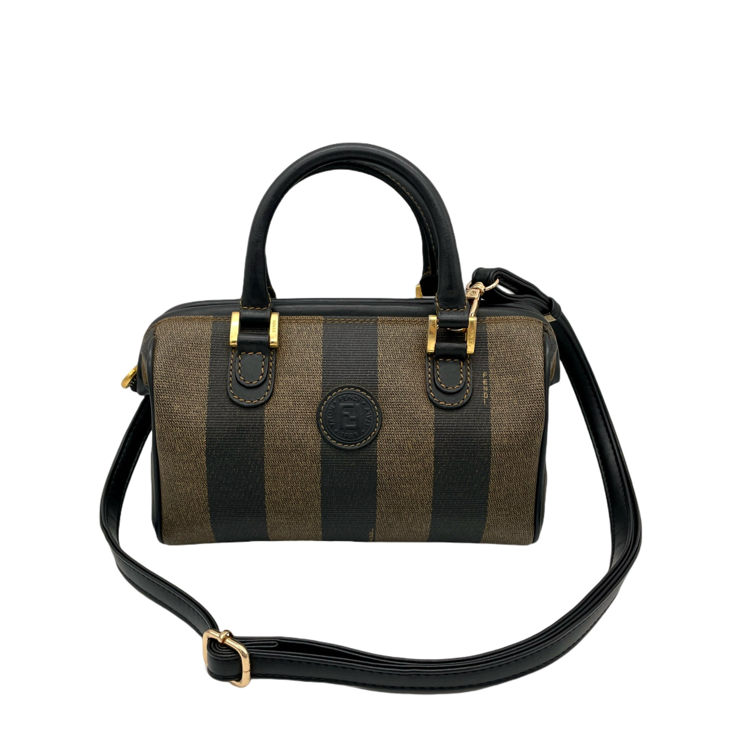 FENDI Pecan Mini Boston Bag