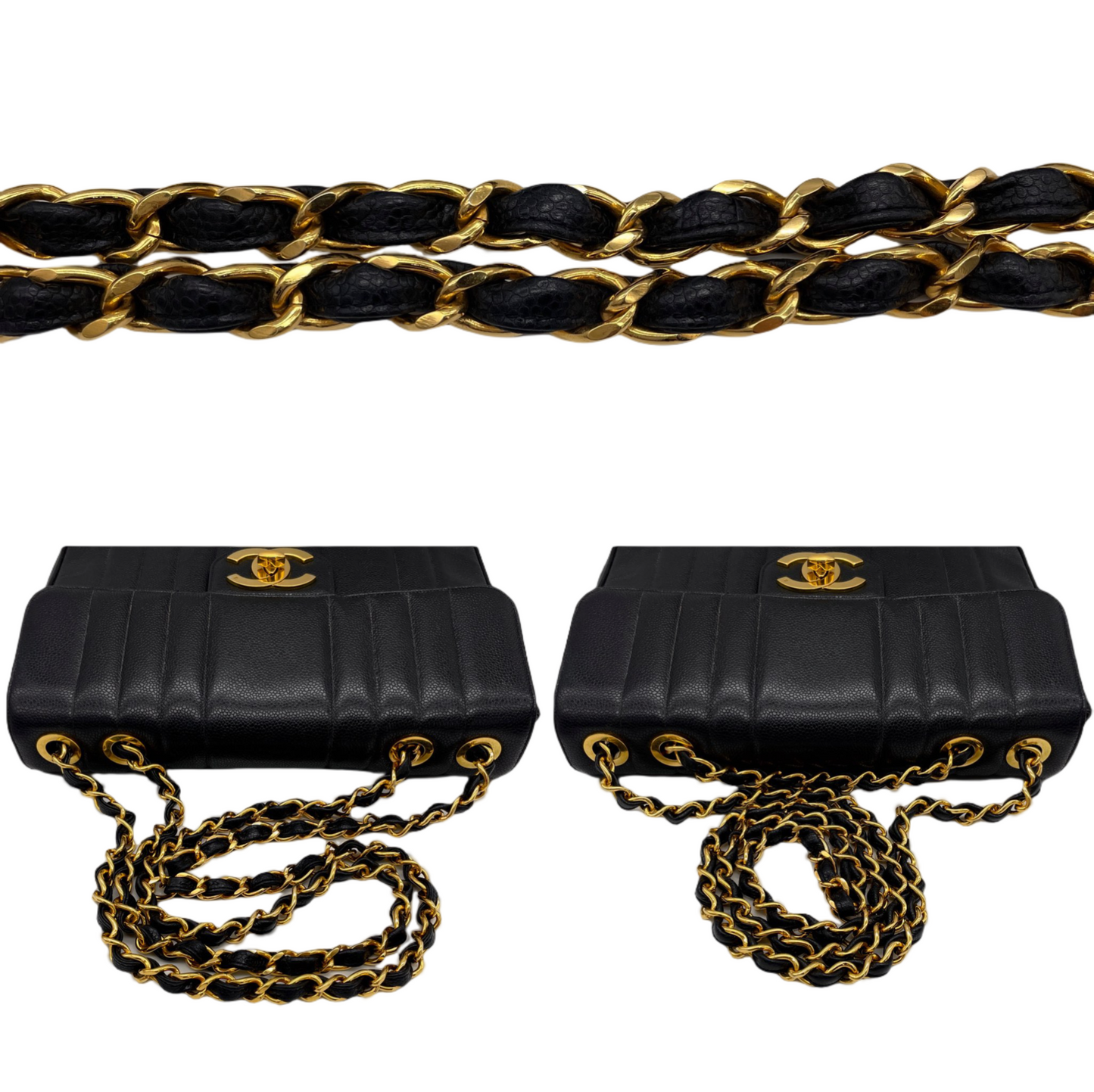 CHANEL Matomo Azel Dekacoco Mark Chain Shoulder Bag