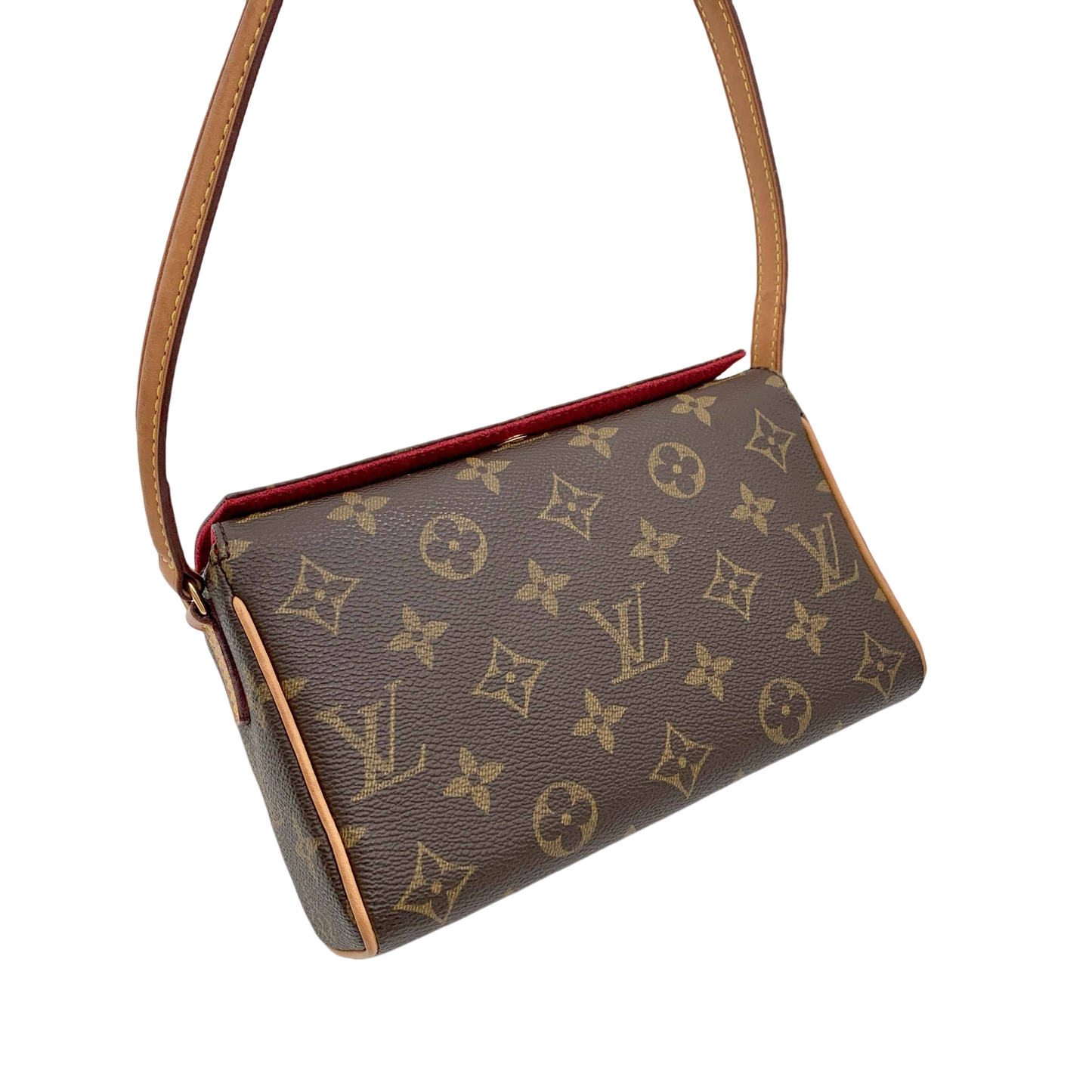 LOUIS VUITTON Monogram Recital M51900 Shoulder Bag Brown